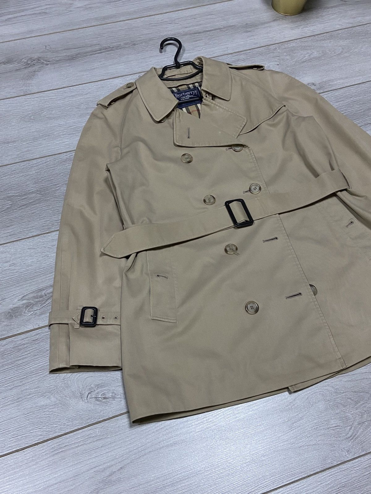 Burberry Burberry London England vintage nova check trench coat belt Size L / US 10 / IT 46 - 4 Thumbnail