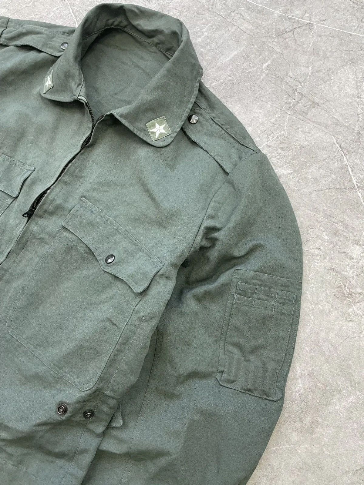 Other Army 90s bomber jacket canvas rare japanese Size US L / EU 52-54 / 3 - 7 Thumbnail