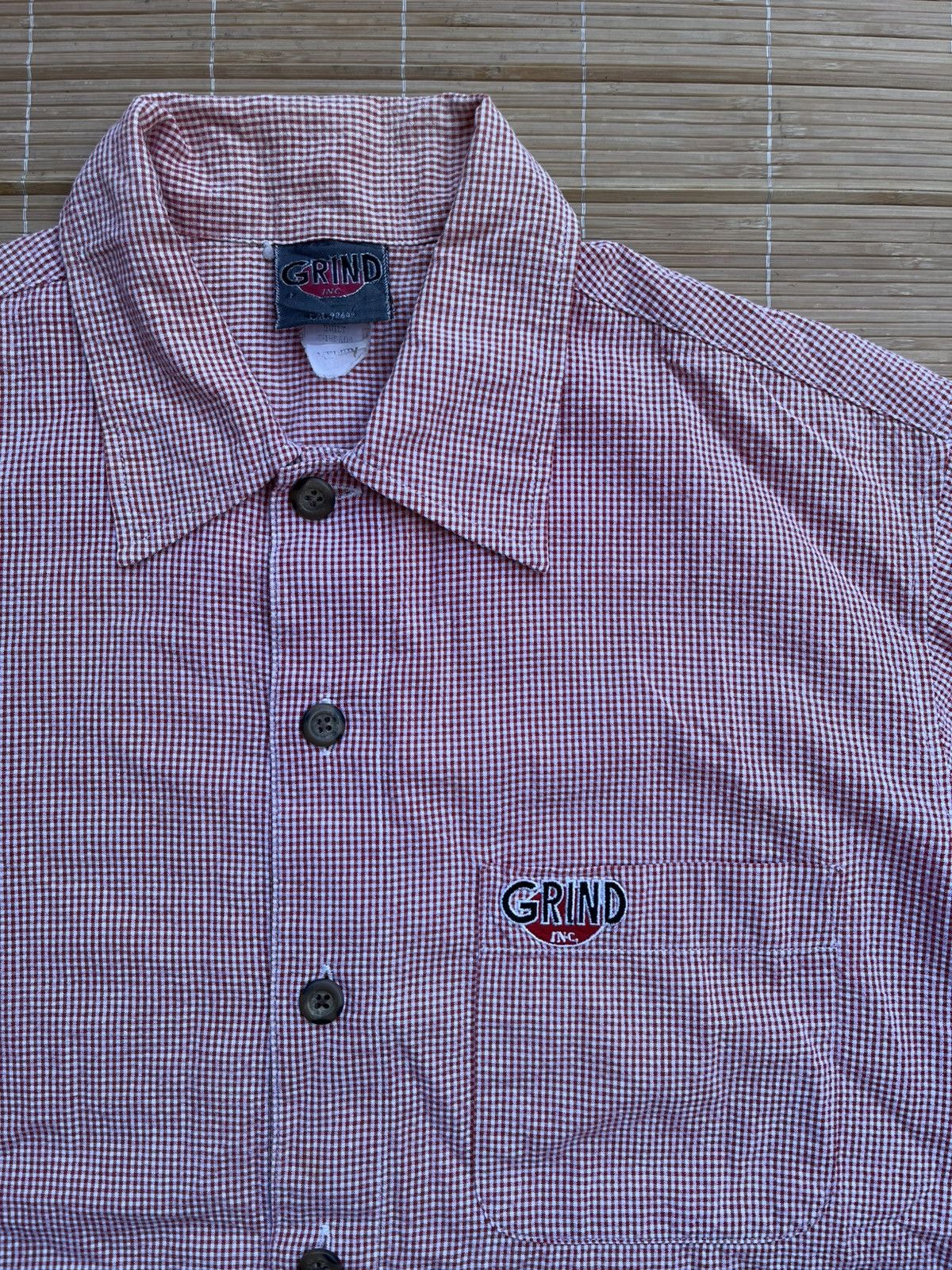 Santa Cruz Skateboards Vintage 90s Grind skateboard shirt button up Size US L / EU 52-54 / 3 - 3 Thumbnail