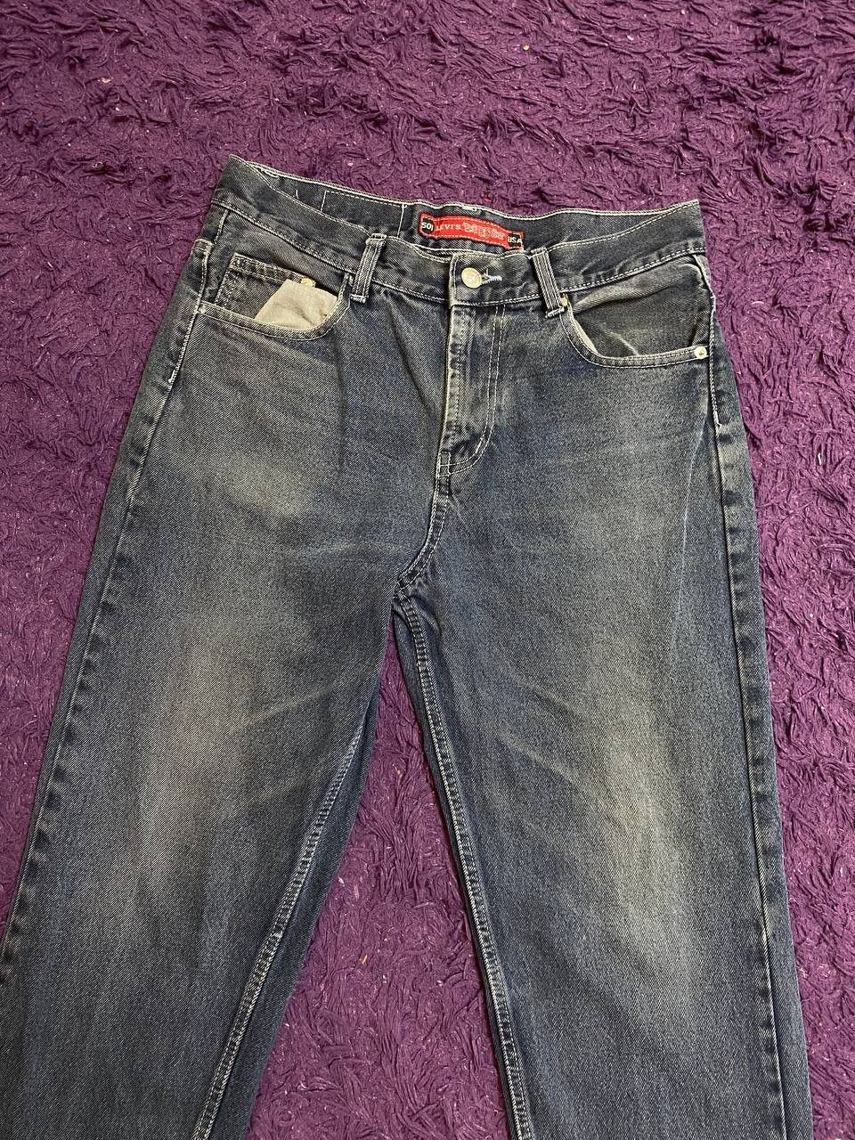 Levi's Vintage Distressed Washed Denim Jeans Levi' 501 Y2K Size US 33 - 8 Thumbnail