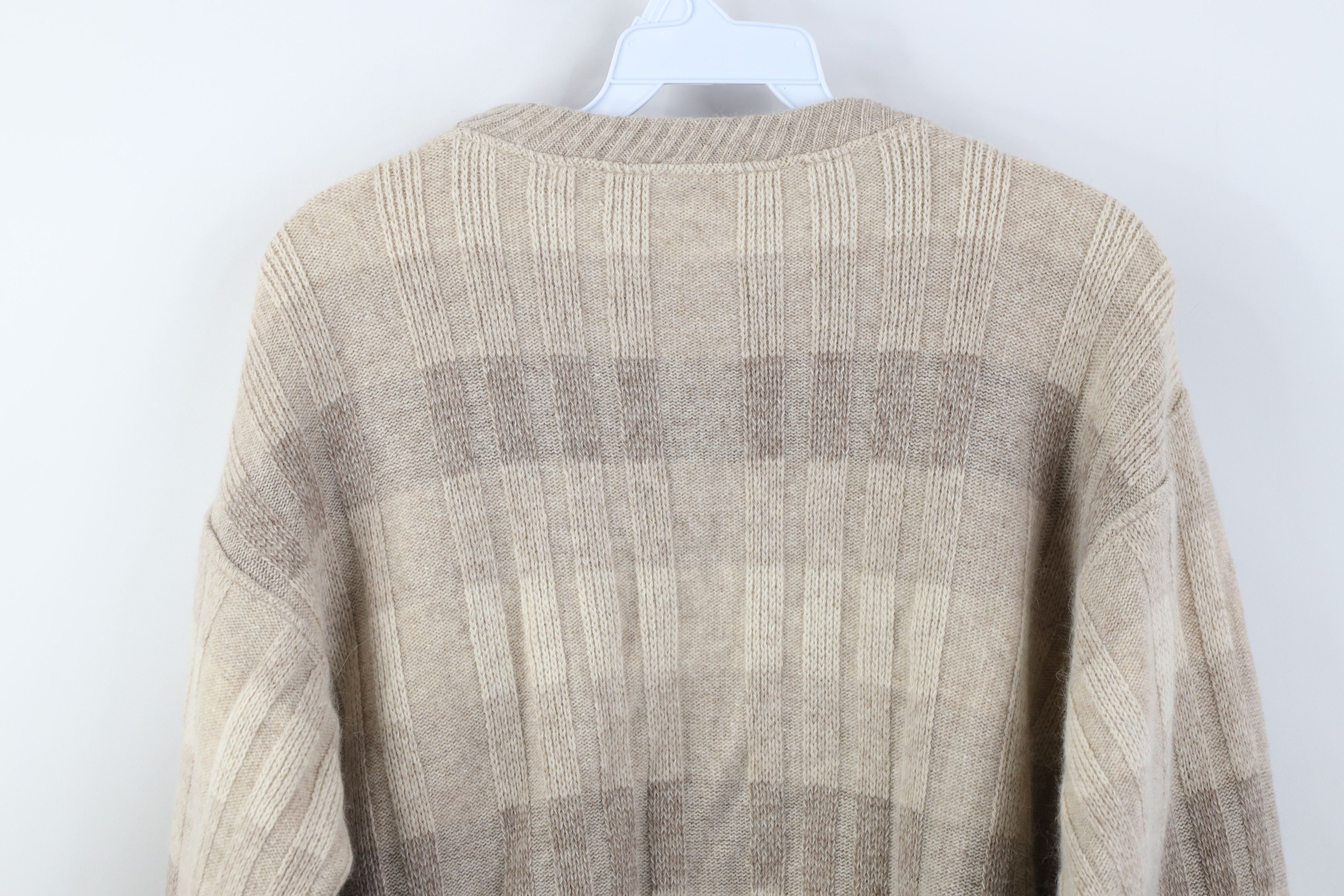 Vintage Vintage 70s Streetwear Lambswool Ribbed Sweater Earth Tone Size S / US 4 / IT 40 - 10 Thumbnail