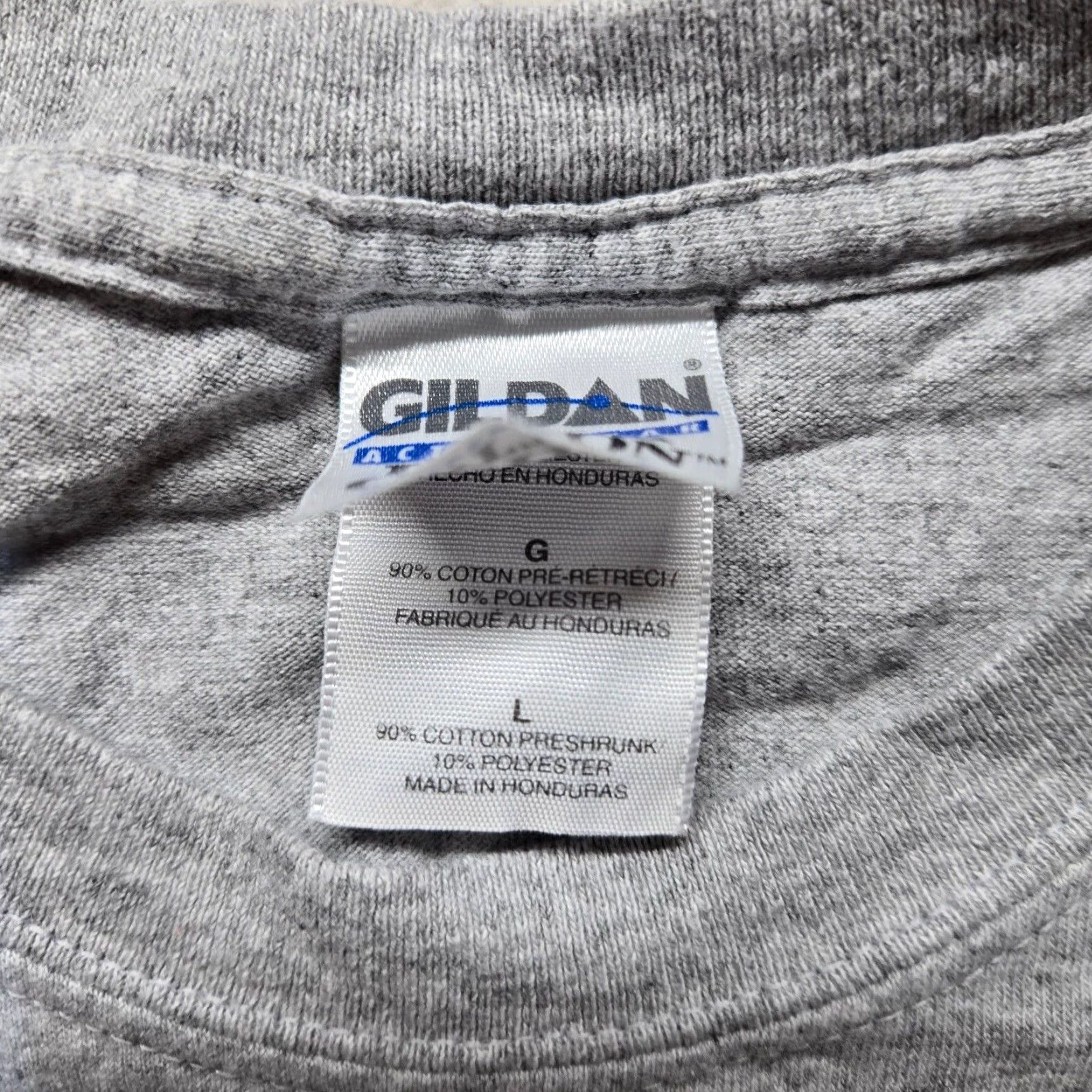 Gildan Gildan Shirt Adult Large Gray OBX Outer Banks Logo Graphic Short Sleeve Mens Size US L / EU 52-54 / 3 - 3 Thumbnail