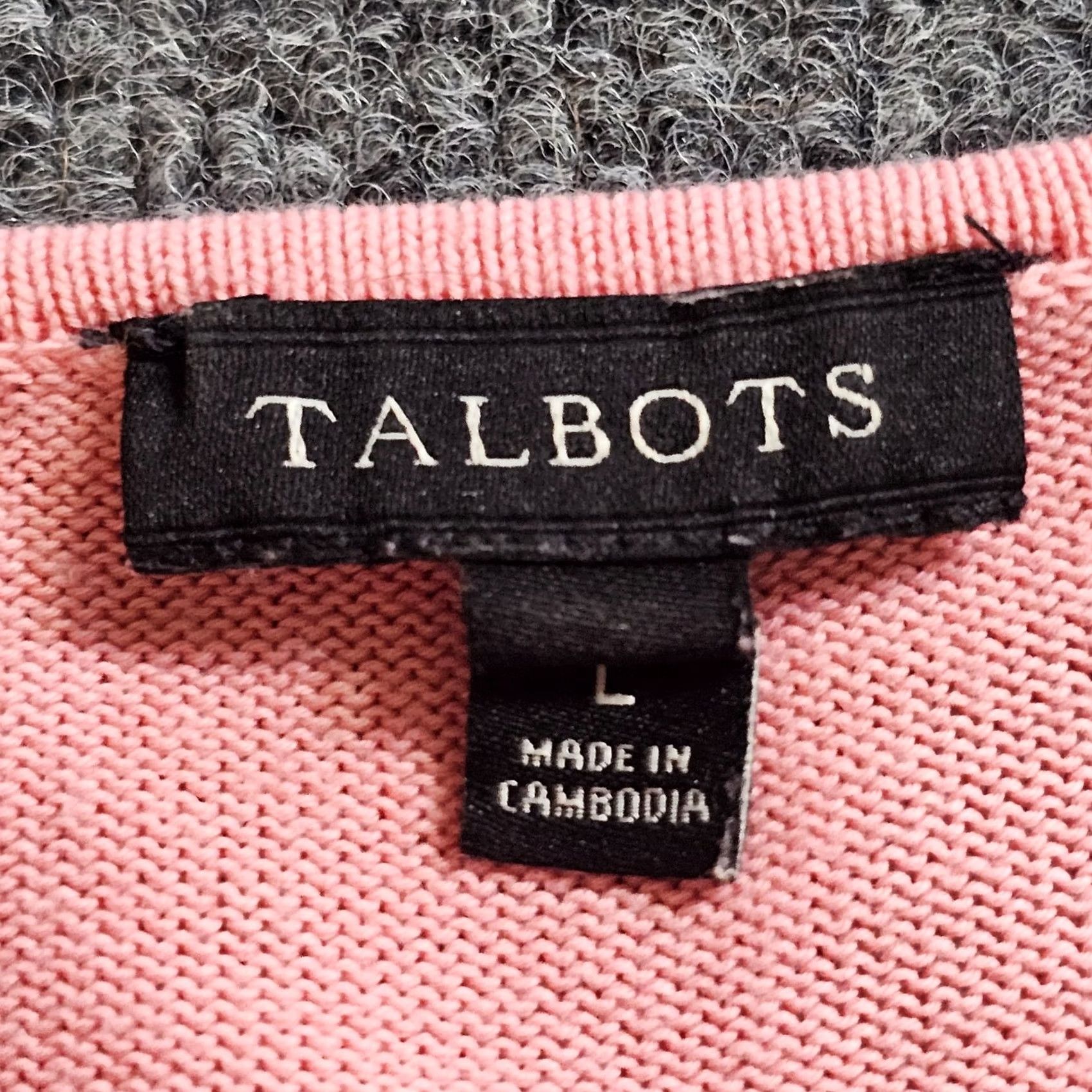 Talbots Talbots Sweater Top Women Large Pink Balloon Sleeve Scoop Neck Casual Career Shirt Size L / US 10 / IT 46 - 3 Thumbnail