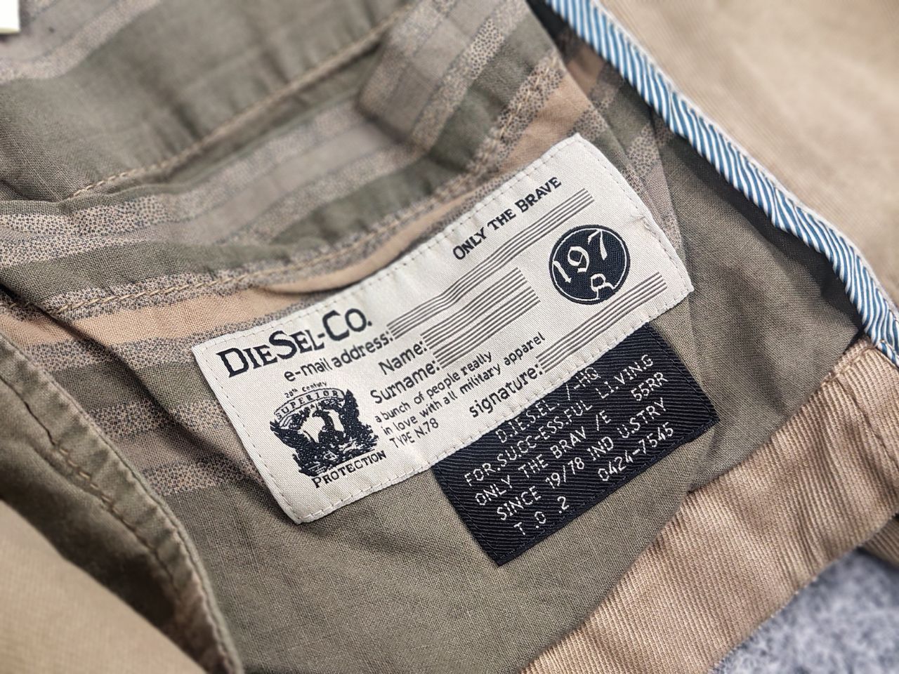 Diesel Vintage 90's Diesel Military Apparel Canvas Blazer Jacket Size US M / EU 48-50 / 2 - 16 Thumbnail