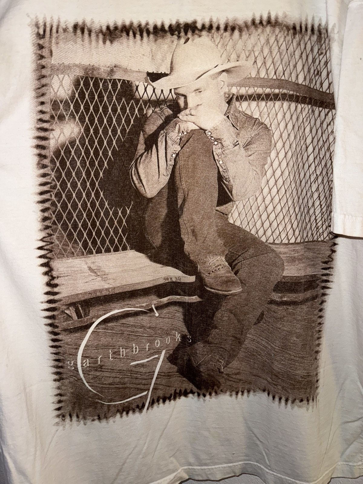 Band Tees Vintage Garth Brooks Tee Size US XXL / EU 58 / 5 - 2 Thumbnail