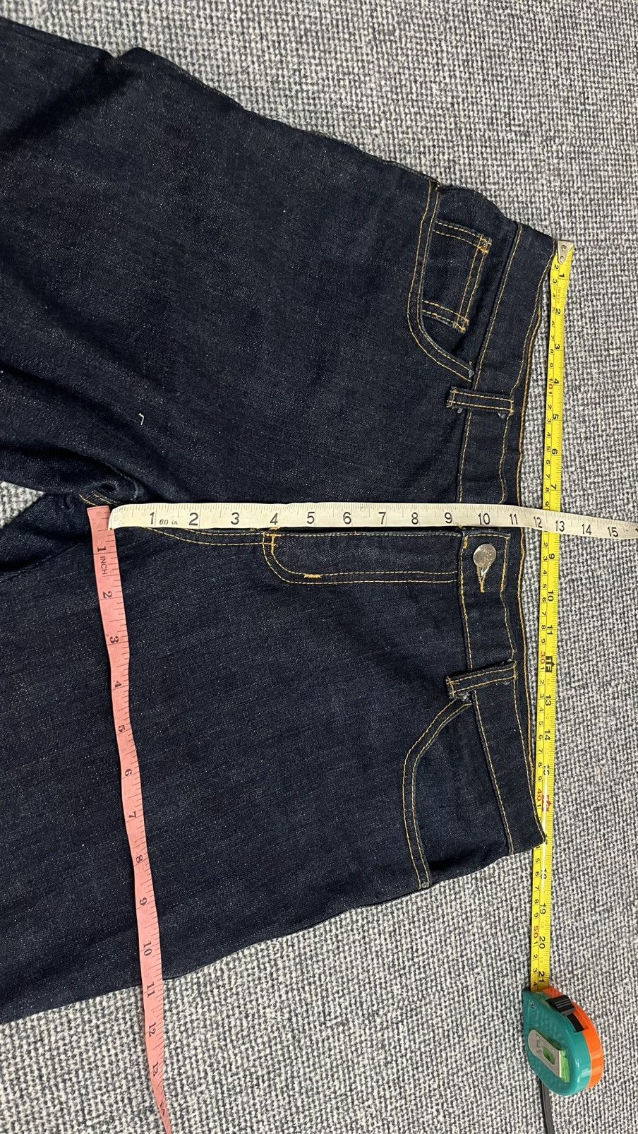 If Six Was Nine Vintage Diabrock Banana Flare jeans size 34 x 31 inches Size US 34 / EU 50 - 13 Thumbnail