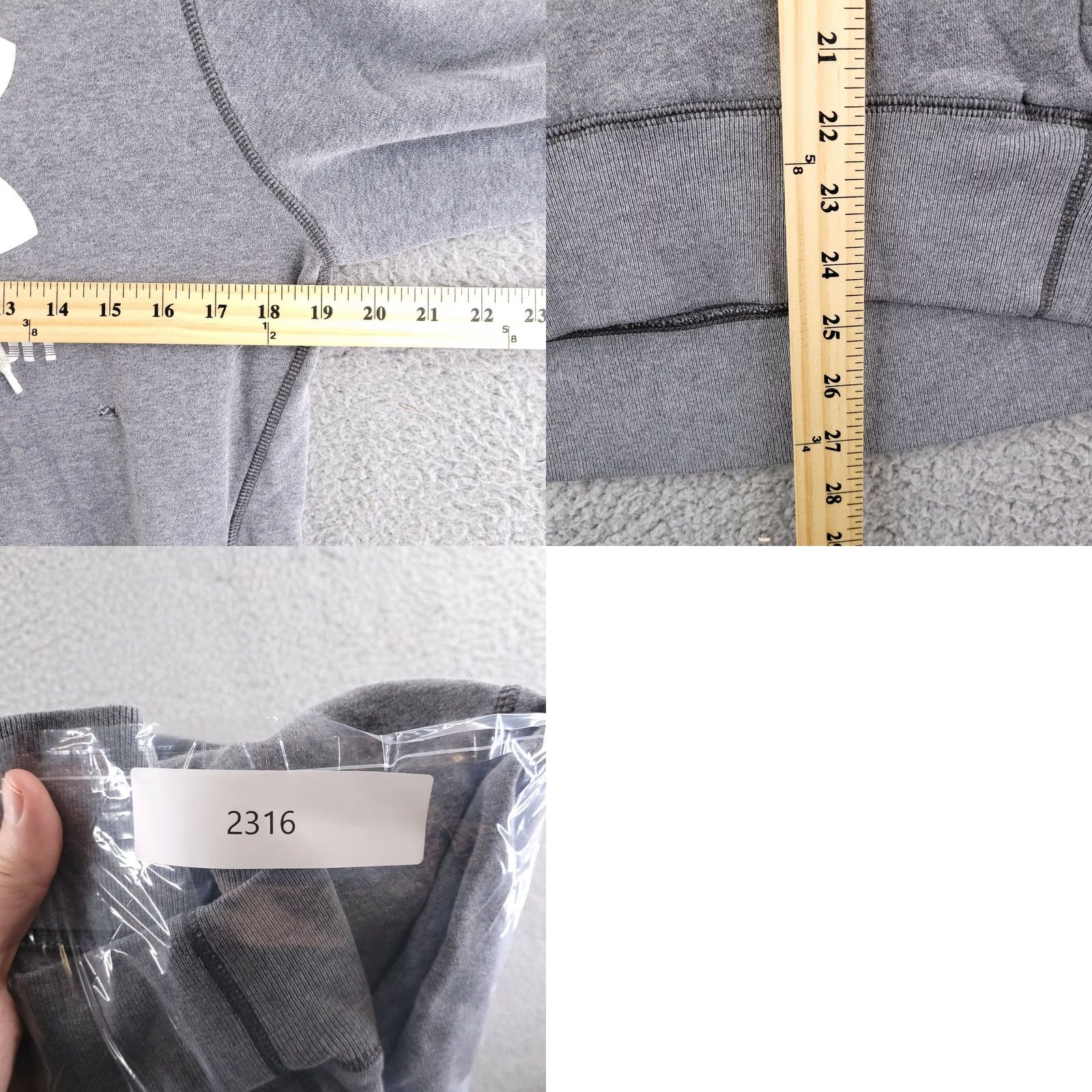 Under Armour Under Armour Hoodie Mens Small Gray Long Length Pullover Sweatshirt Gym Running Size US S / EU 44-46 / 1 - 8 Thumbnail