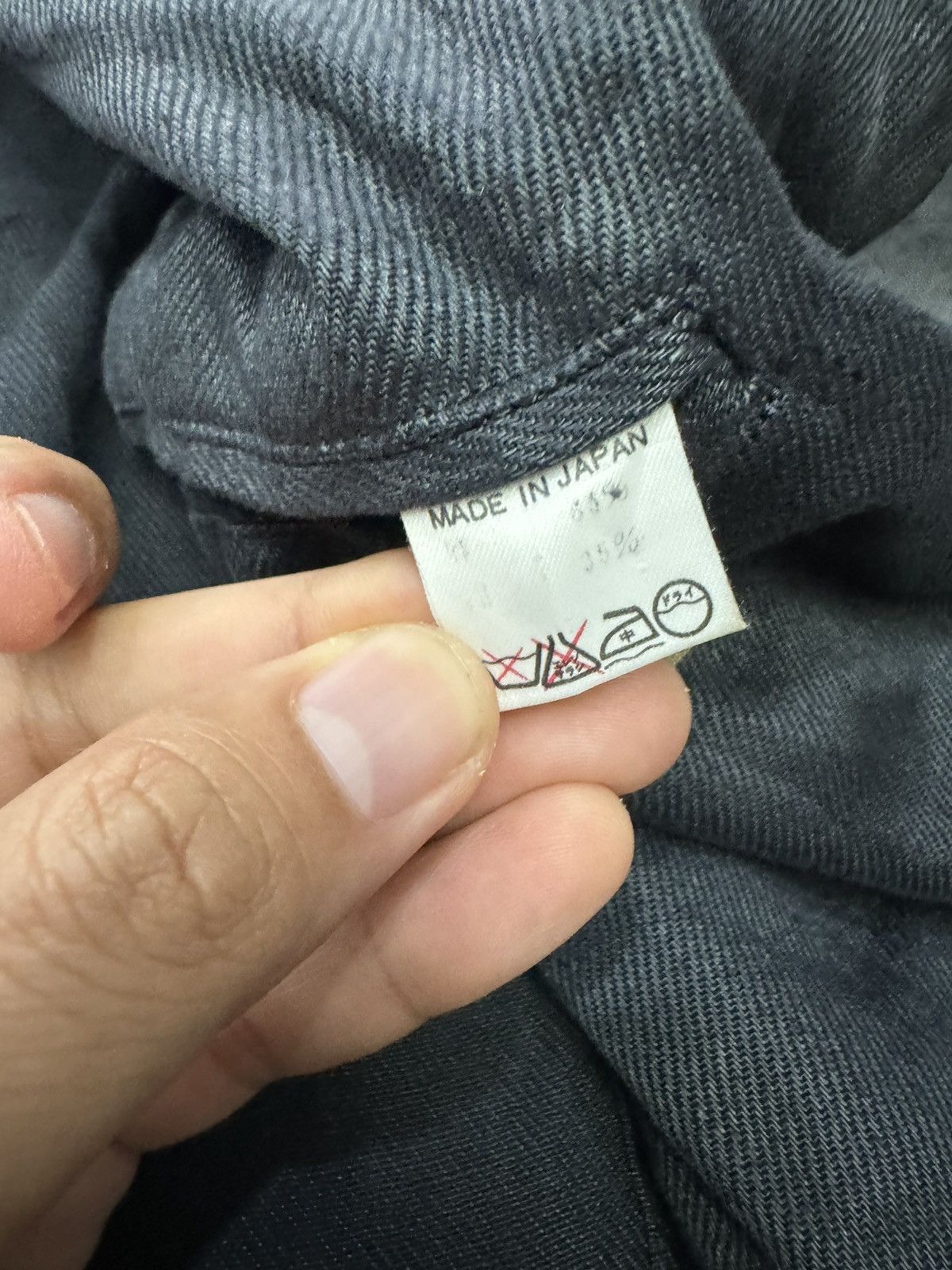 Other Y'S FOR MEN WOOL RAYON LONG-SLEEVED GABARDINEJACKET Size US L / EU 52-54 / 3 - 8 Thumbnail