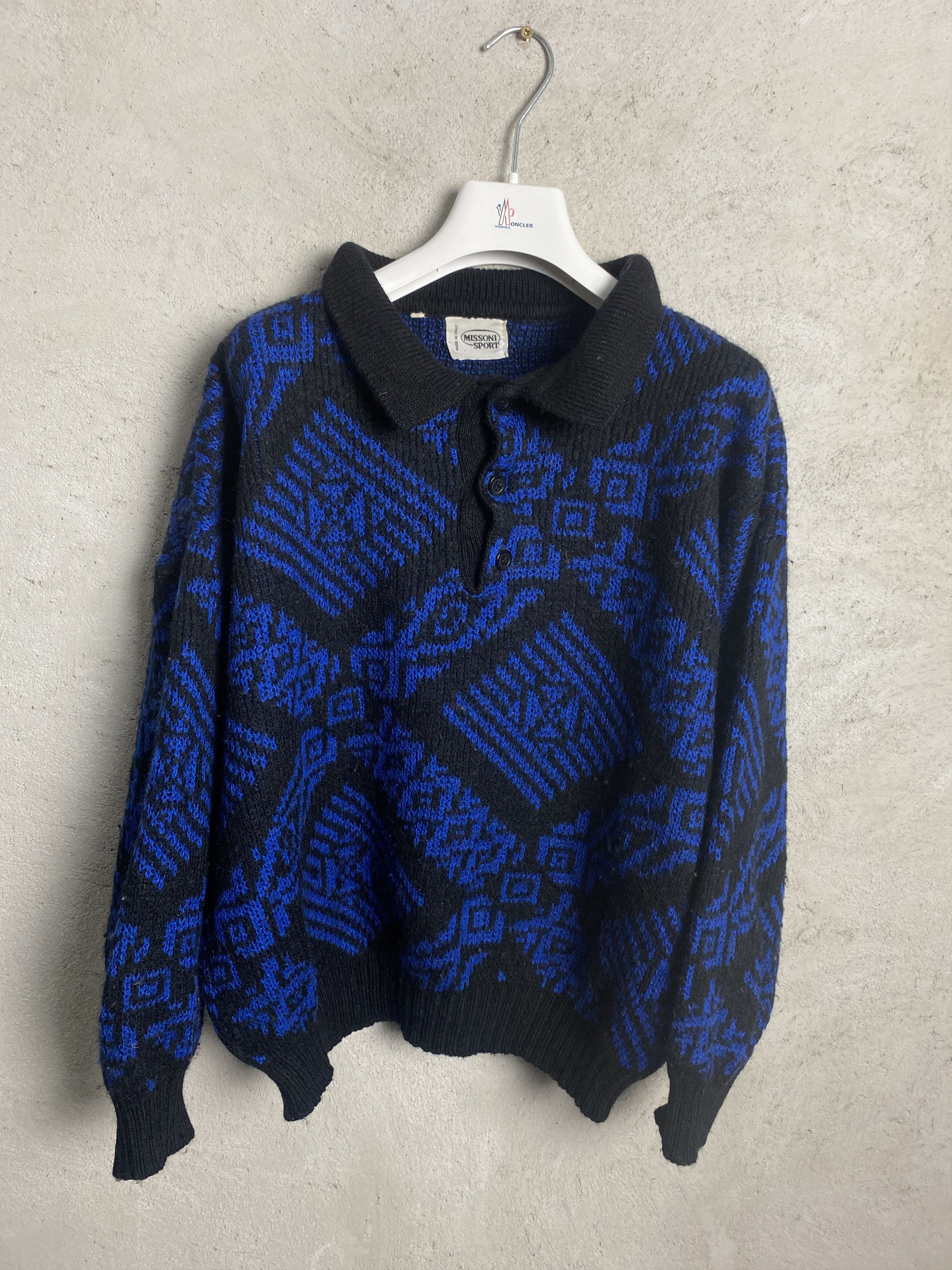 Missoni Missoni Sport sweater knitwear vintage 90s Size L / US 10 / IT 46 - 1 Thumbnail