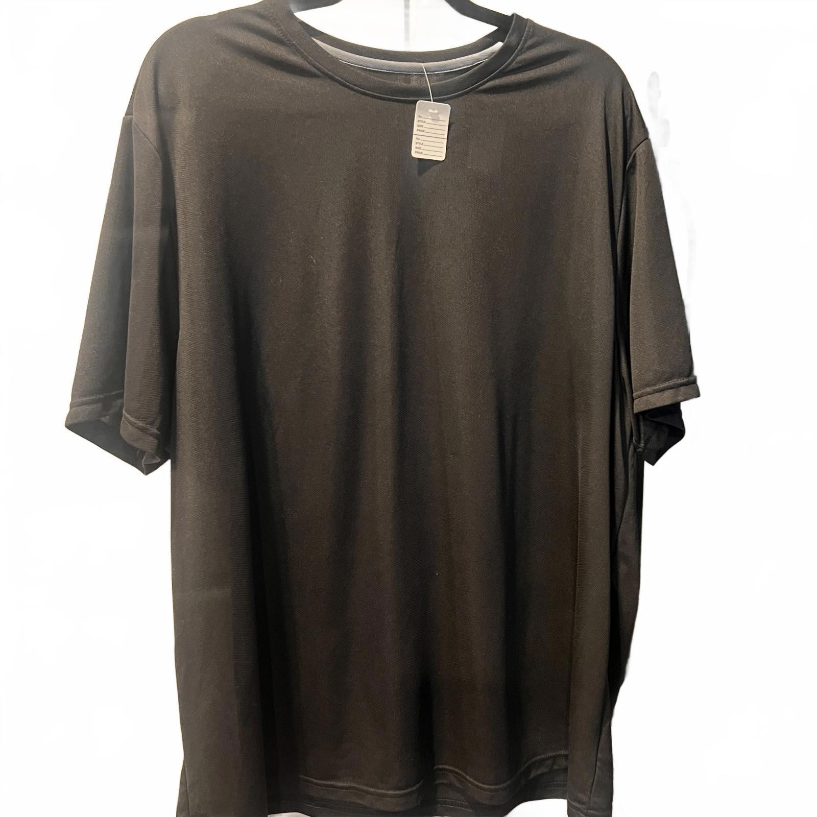 Athletic Works Athletic Works Men's Black Performance T-Shirt 3XL Size ONE SIZE - 1 Thumbnail