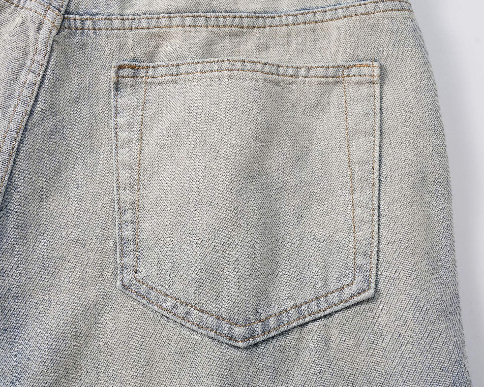 Japanese Brand × Jean High street washed gradient denim shorts y2k Size US 32 / EU 48 - 6 Thumbnail
