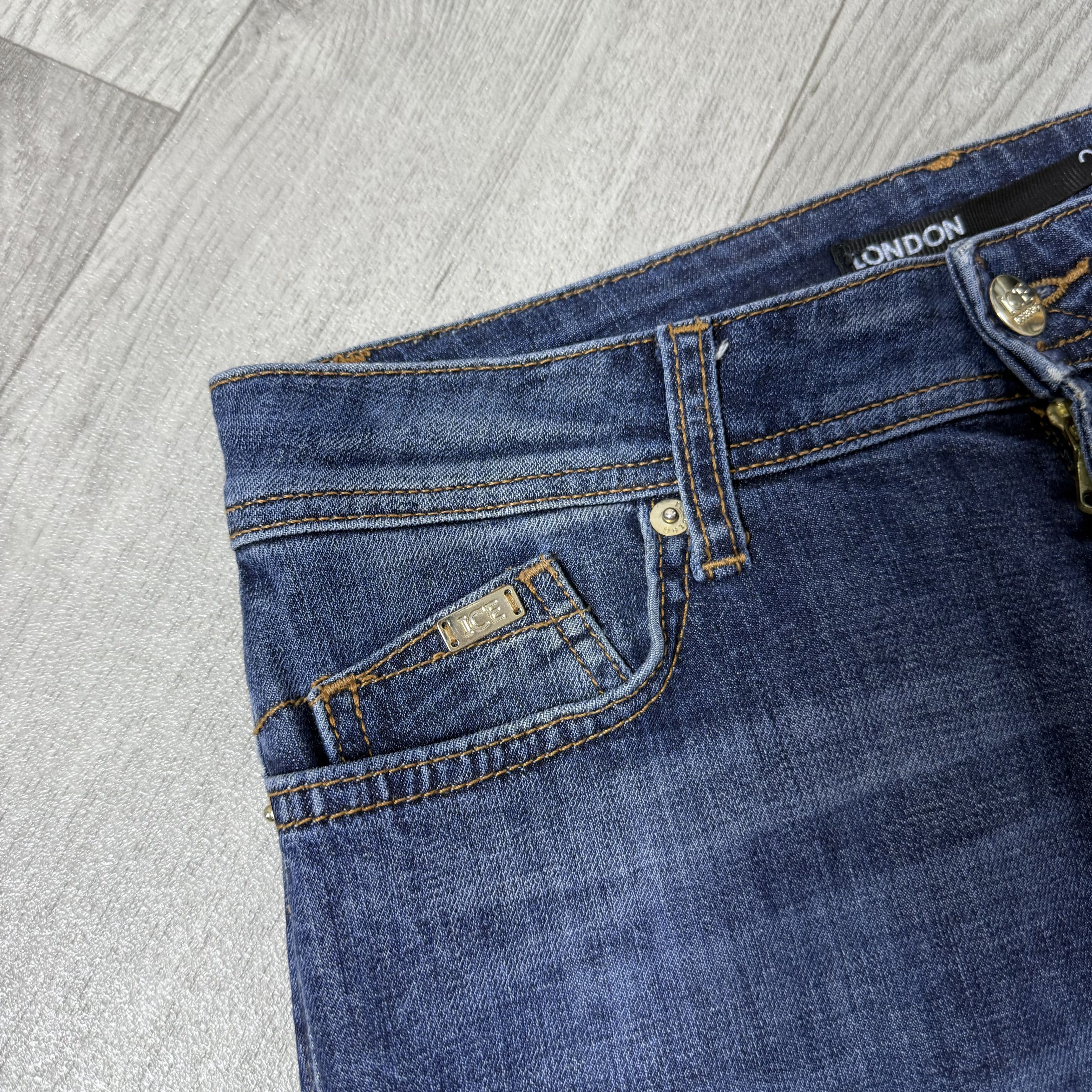 Iceberg Vintage ICE Iceberg London 00s Rare Miss Cianca Jeans Pants Size 28" / US 6 / IT 42 - 12 Thumbnail