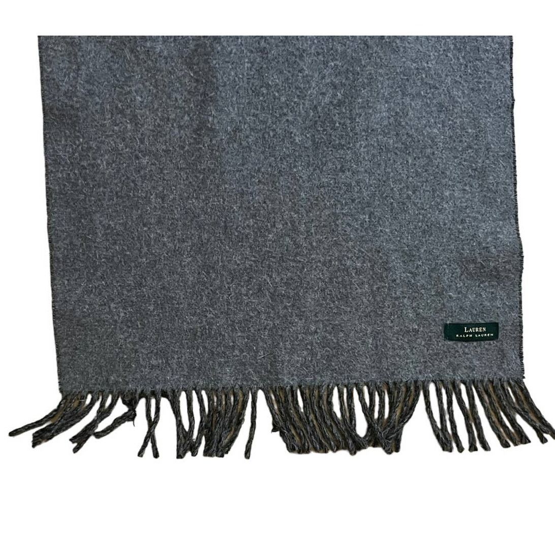 Ralph Lauren Ralph Lauren Gray fringed scarf 66x20 inches Size ONE SIZE - 7 Thumbnail