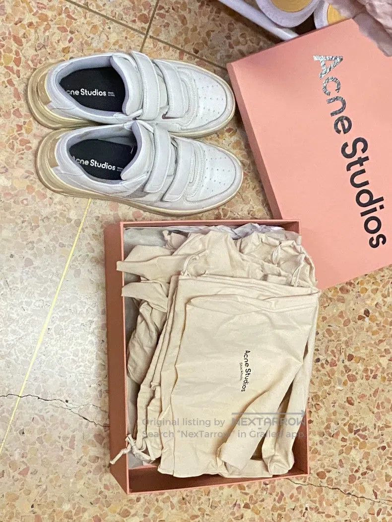 Acne Studios Acne Studios Vintage Style White Sneakers Size US 7.5 / IT 37.5 - 3 Thumbnail