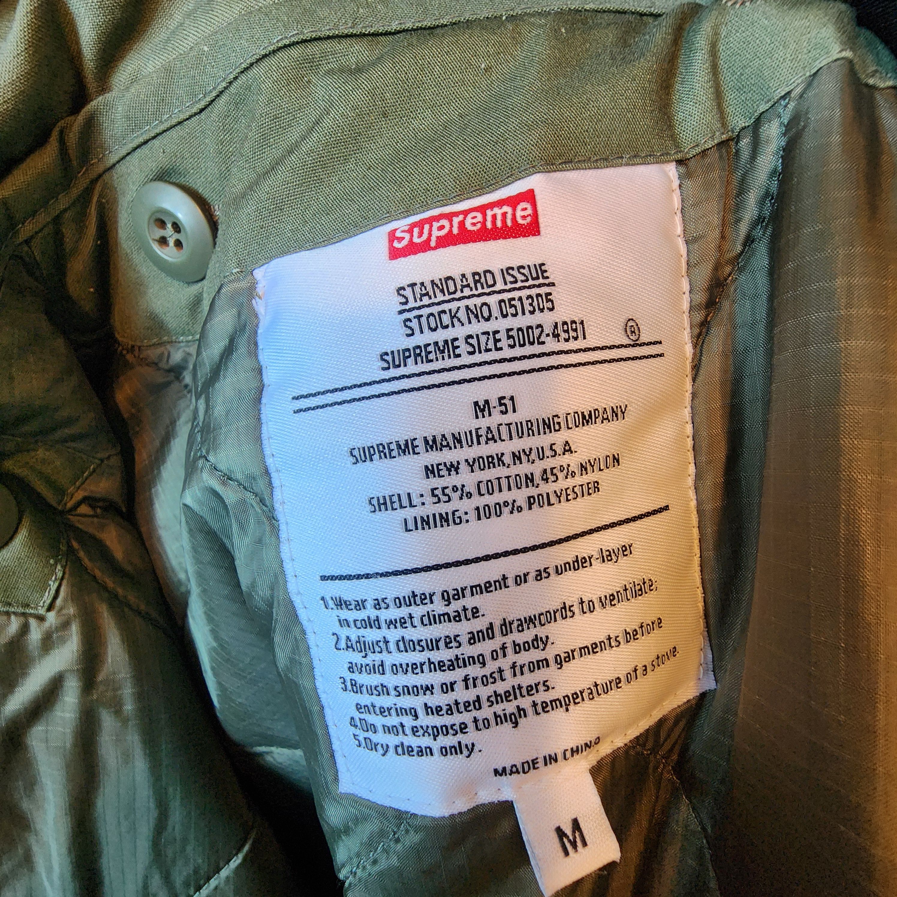 Supreme SUPREME Streetwear Gonz M-51 Olive Jacket Military Coat Size US M / EU 48-50 / 2 - 5 Thumbnail