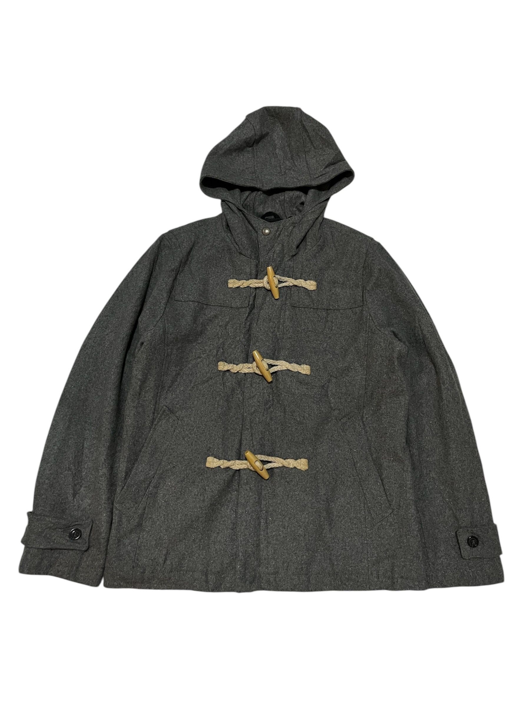 Japanese Brand Louis Chavlon Japanese Wool Short Duffle Hooded Size US M / EU 48-50 / 2 - 8 Thumbnail