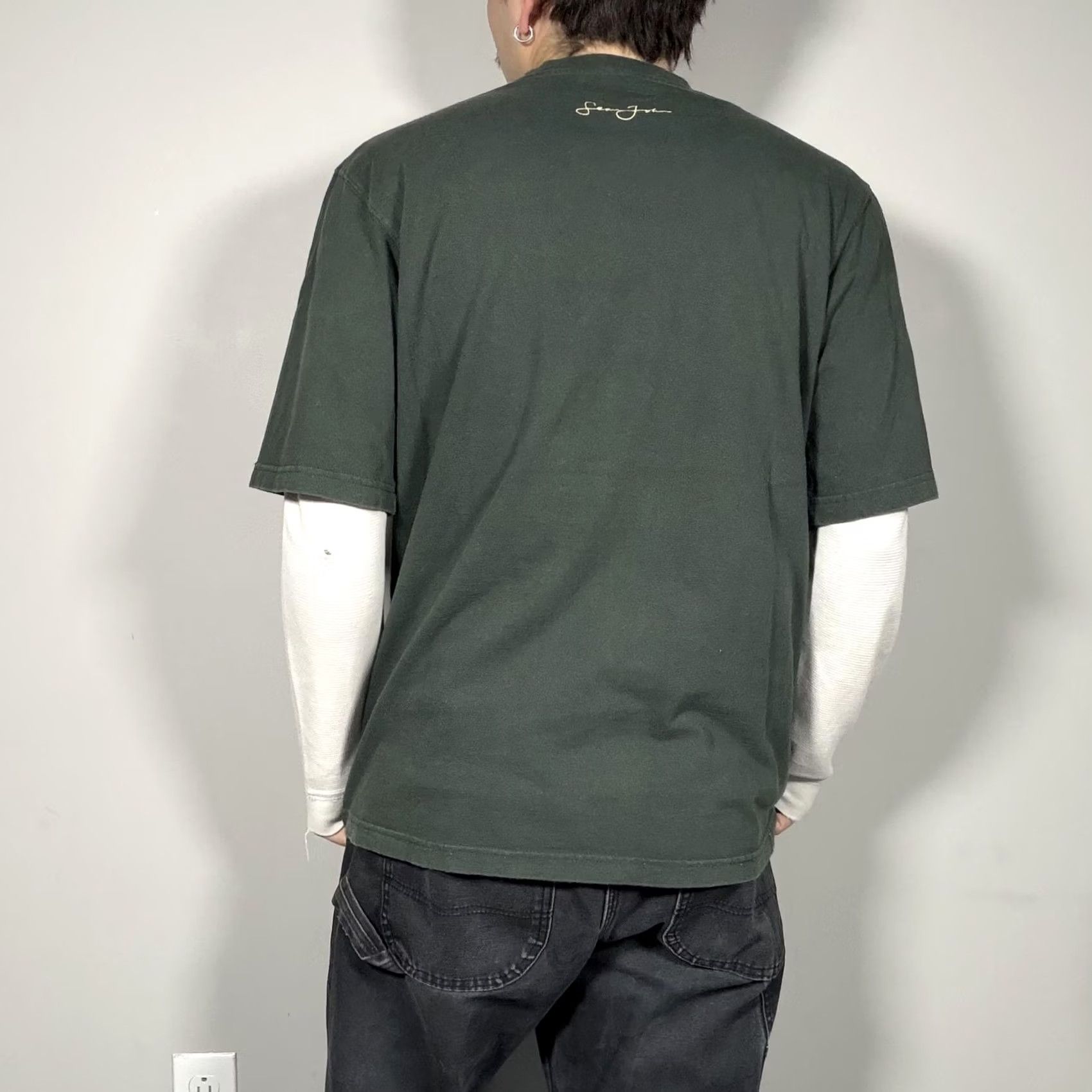 Sean John VINTAGE Sean John Shirt Mens Large Green 1969 Logo Graphic Tee Hip Hop Streetwear Size US L / EU 52-54 / 3 - 2 Thumbnail