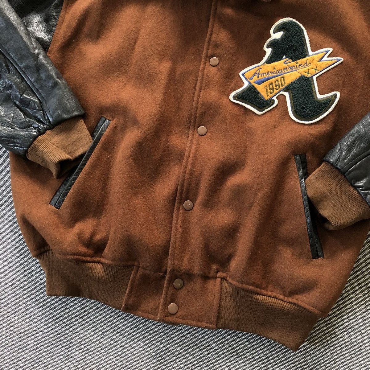 Vintage EASYRISE by Cubic Measure Embroidered Design Varsity Jacket Size US M / EU 48-50 / 2 - 5 Thumbnail