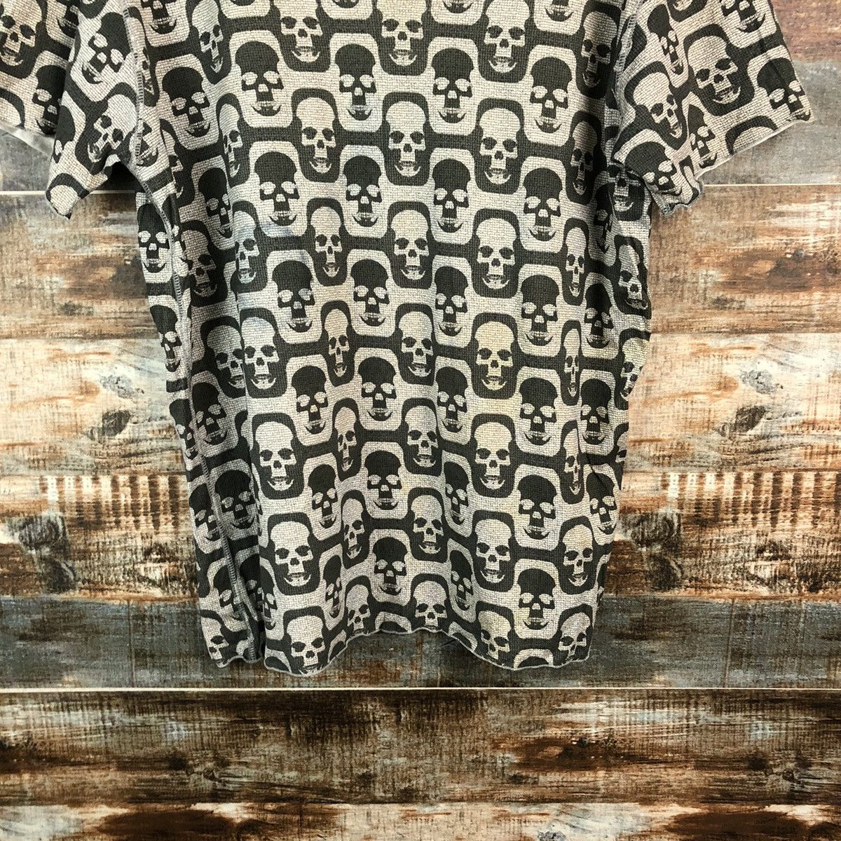 Lucien Pellat-Finet Lucien Pellat Finet full print Skulls White T-Shirt #A2483 Size US L / EU 52-54 / 3 - 6 Thumbnail