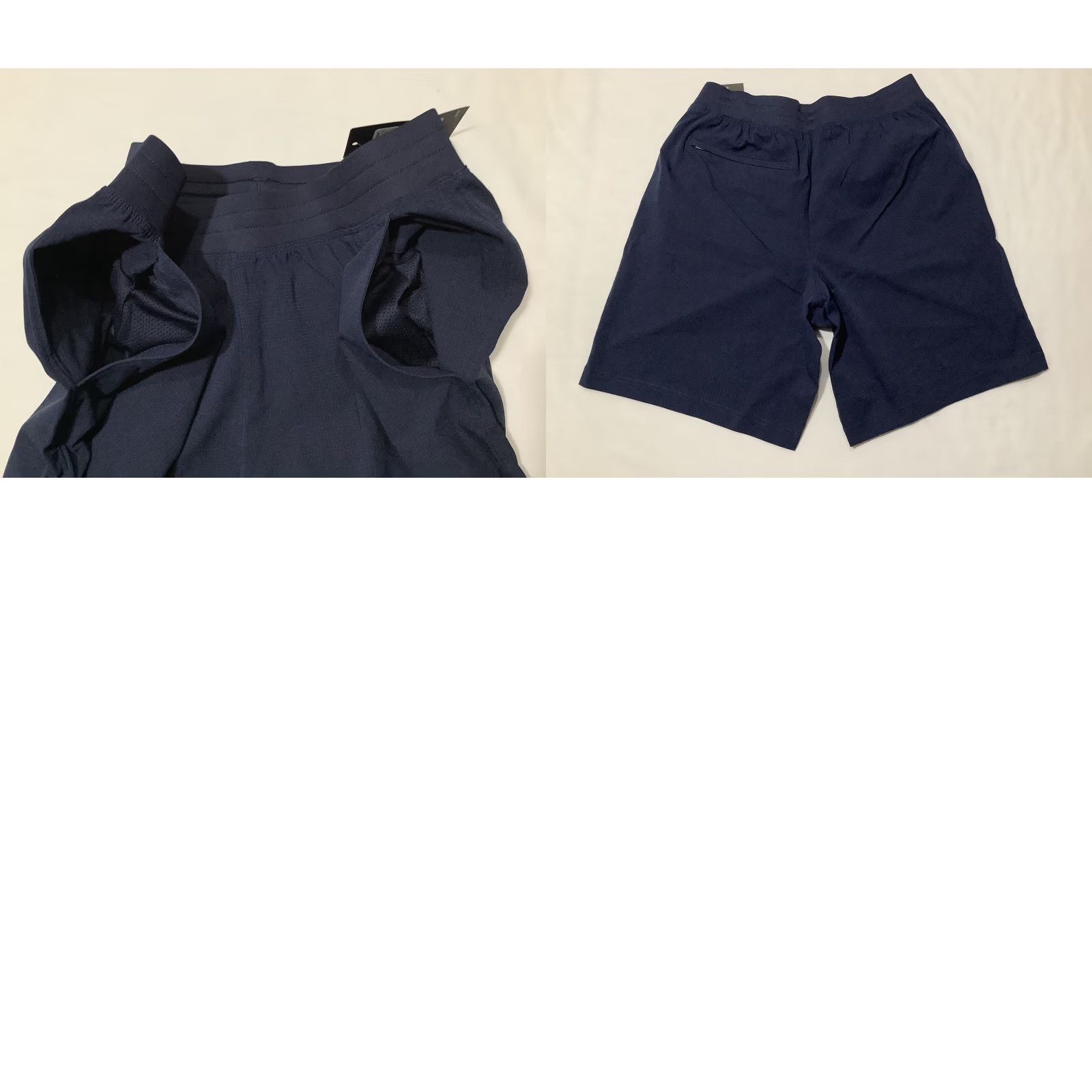Under Armour Under Armour Men's Medium UA Vented Motivate Short Activewear Shorts Navy Blue 8" Loose Pockets Breathable Elastic Waist Gym Running Training CrossFit Size US 31 - 8 Thumbnail