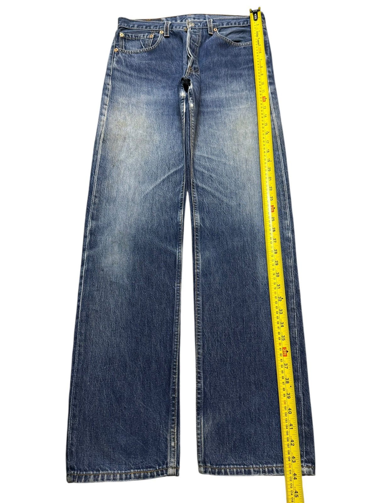 Levi's Vintage 90s Levis 501xx Classic Blue Faded Wash Straight Leg Size US 31 - 9 Thumbnail