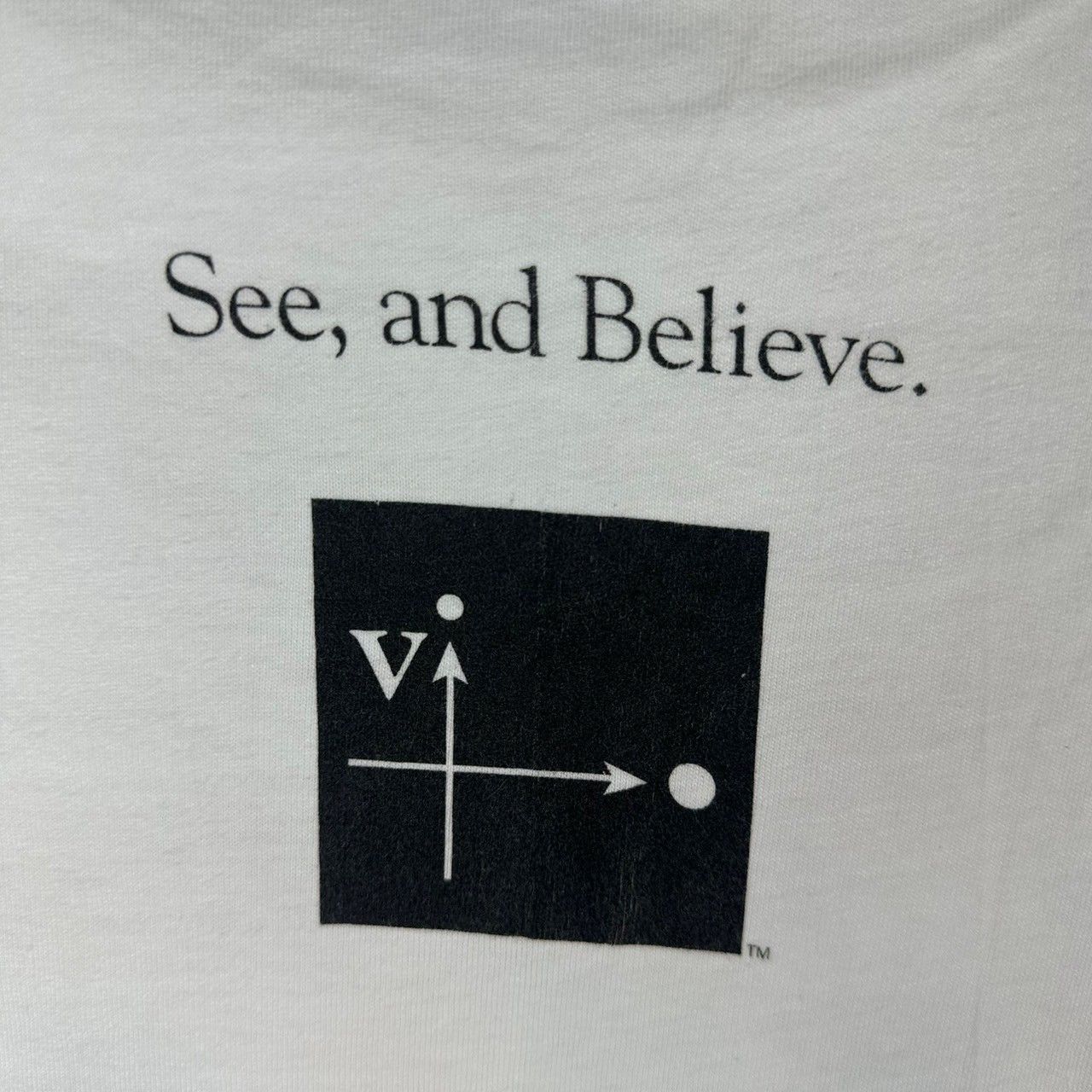 Hanes ​​90s Visual Thought Intelligent Commuication Art Tee Size US XL / EU 56 / 4 - 4 Thumbnail