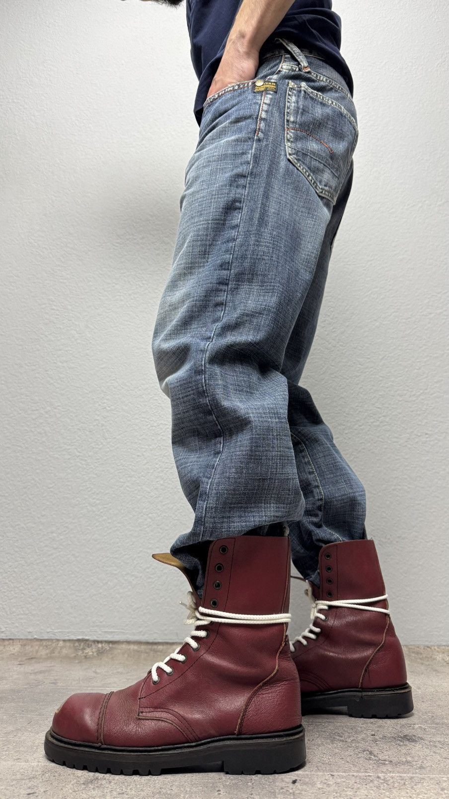 G-Star Vintage G Star Raw Pants Y2K Baggy Cargo Jeans Distressed Size US 30 / EU 46 - 2 Thumbnail