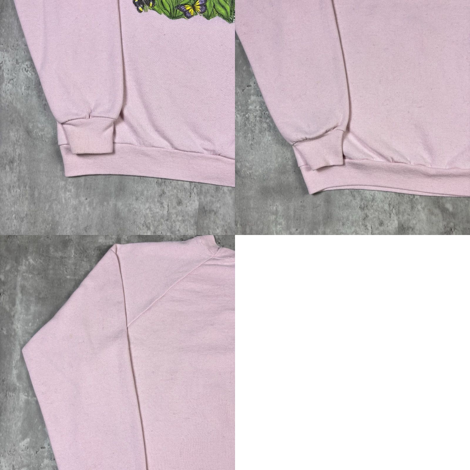Sunflower VINTAGE Pink Flower Raglan Sweatshirt Crewneck Women’s XL 90s Nature Size XL / US 12-14 / IT 48-50 - 8 Thumbnail