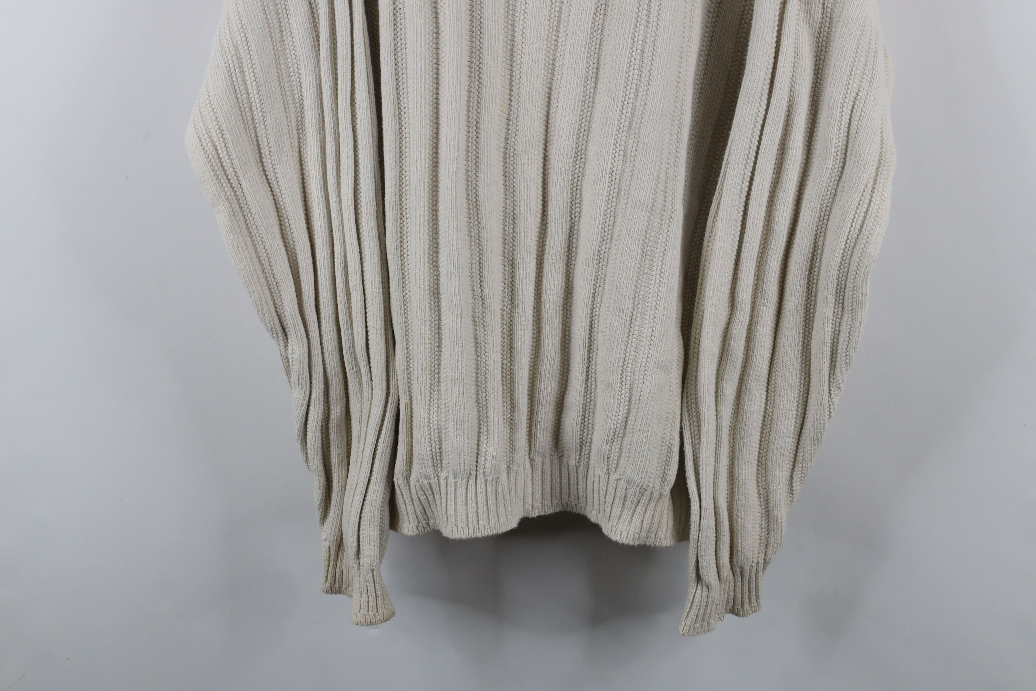 Vintage Vintage 90s Streetwear Ribbed Knit Crewneck Sweater USA Size US XXL / EU 58 / 5 - 3 Thumbnail