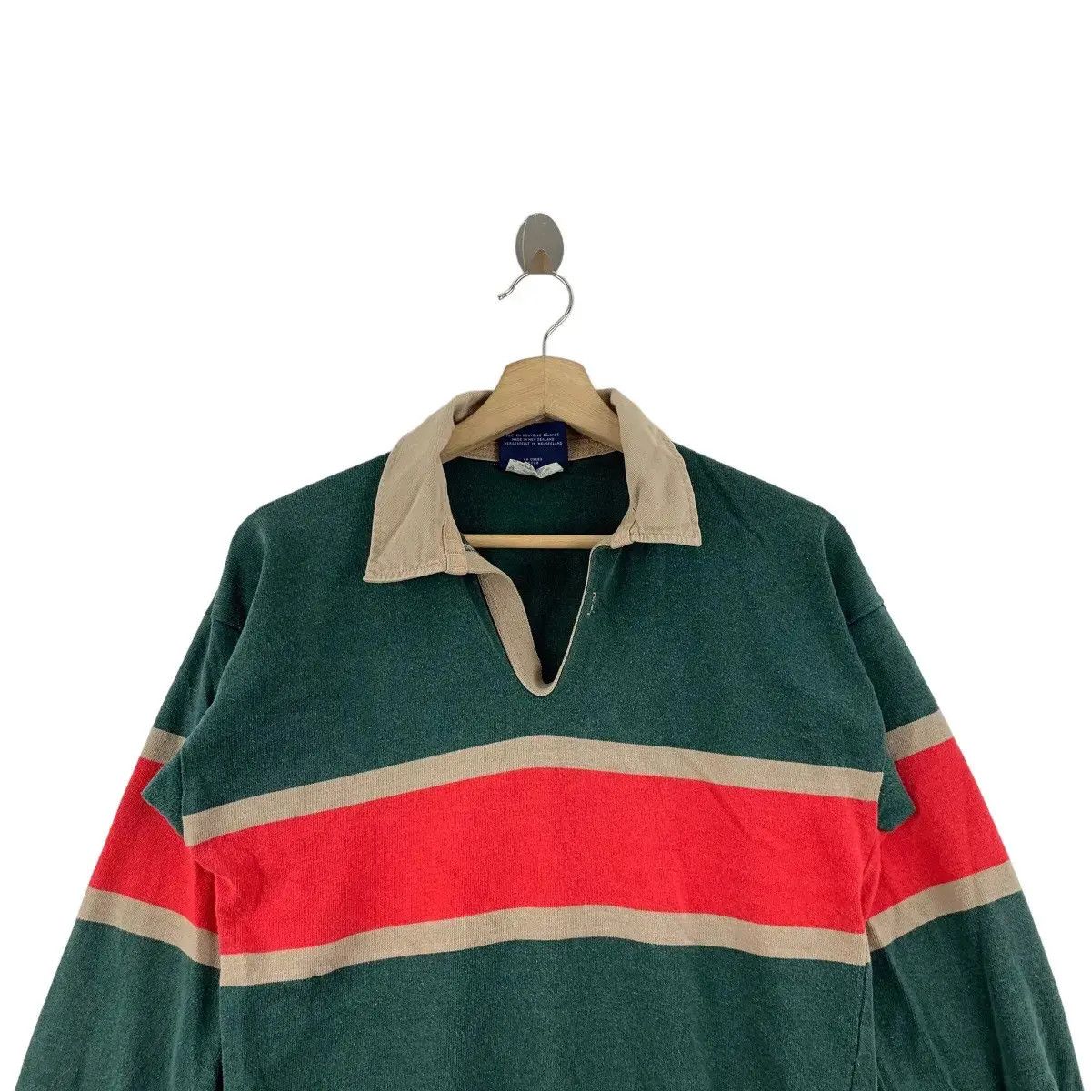 Canterbury of New Zealand Vintage CANTERBURY NEW ZEALAND Green Rugby Polo Tee Shirt Size US M / EU 48-50 / 2 - 2 Thumbnail