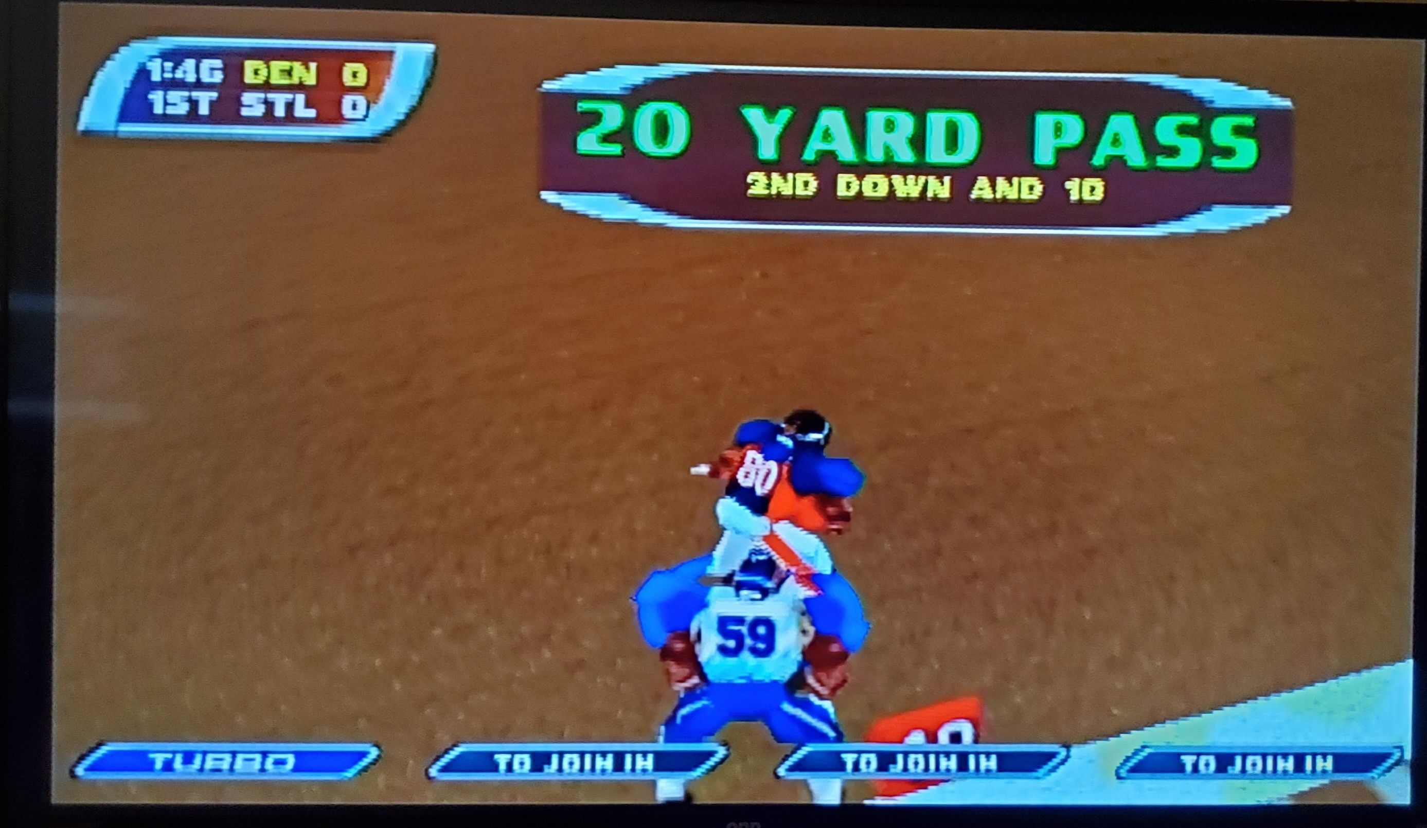 Nintendo NFL Blitz N64 Nintendo 64 Video Game Cartridge 1998 Size ONE SIZE - 12 Thumbnail