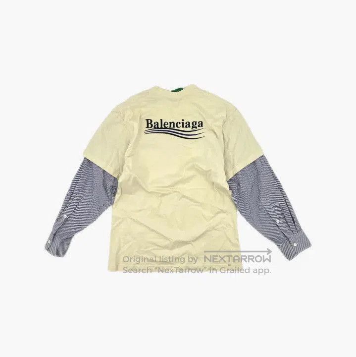 Balenciaga Balenciaga Color Block Logo Long Sleeve T. Size US M / EU 48-50 / 2 - 1 Thumbnail