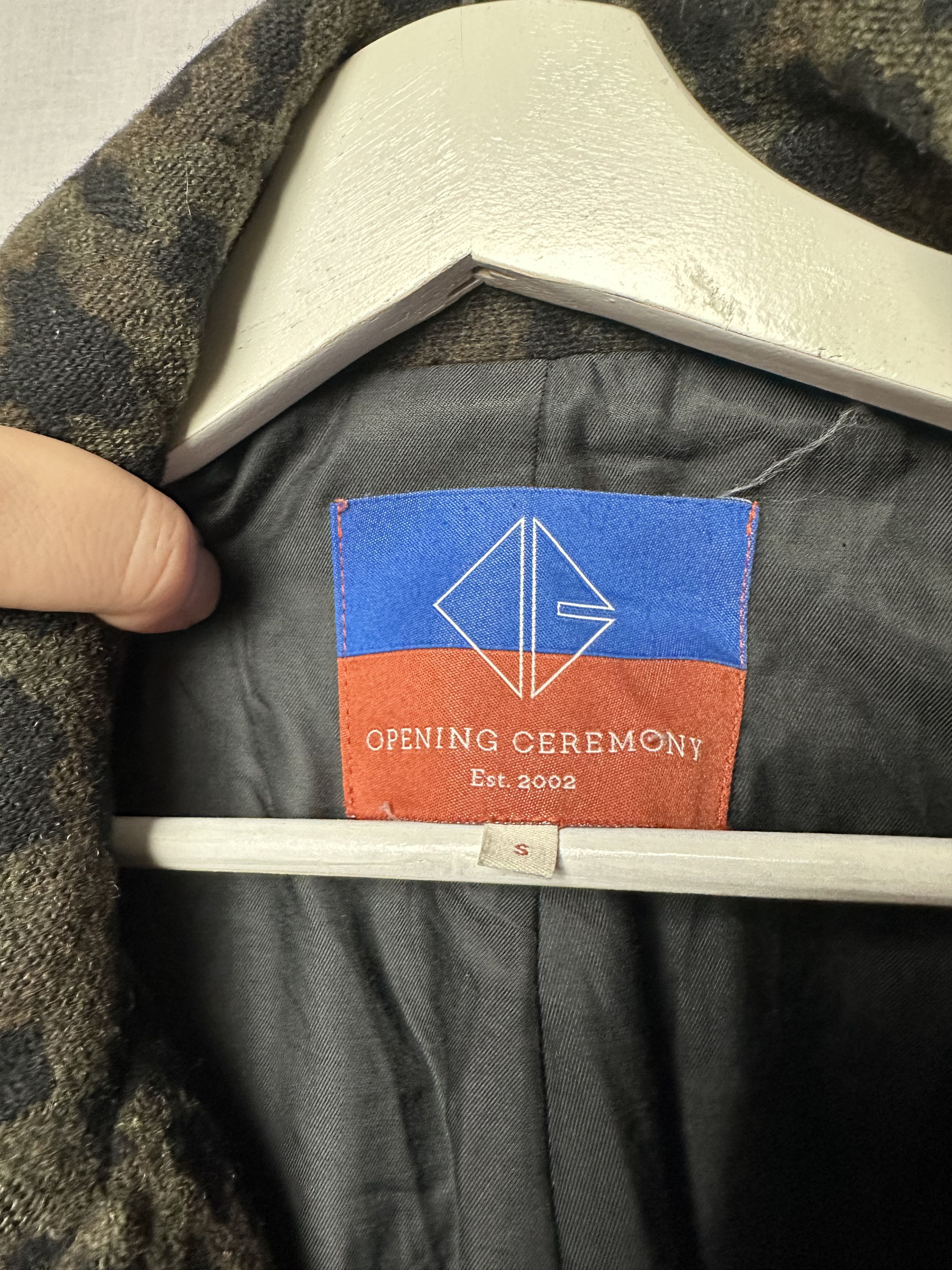 Opening Ceremony jacquard camo peacoat Size US S / EU 44-46 / 1 - 4 Thumbnail