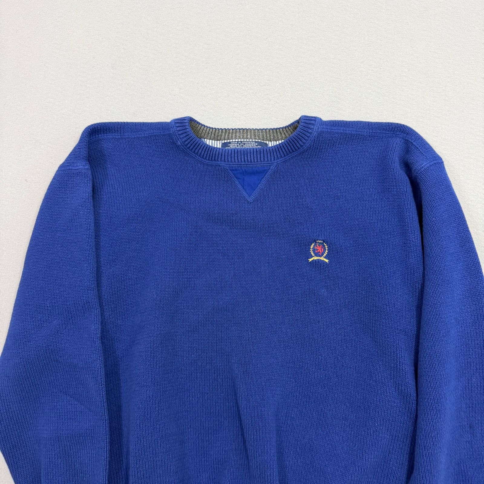 Tommy Hilfiger Vintage Tommy Hilfiger Sweater Men's Extra Large Solid 90s Size US XL / EU 56 / 4 - 2 Thumbnail