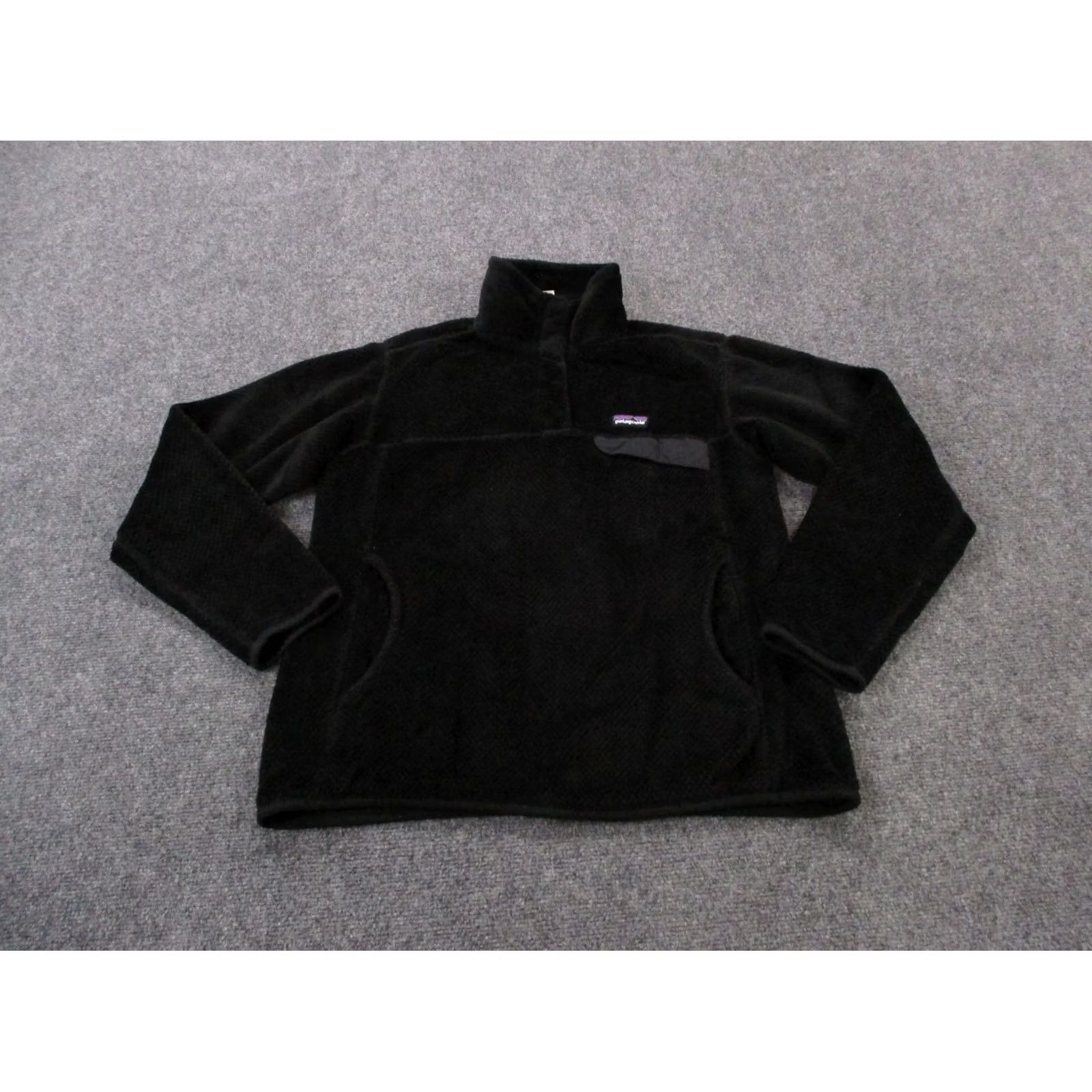 Patagonia Patagonia Jacket Womens M Black Snap Fleece Outdoor Casual Windproof Pockets Thermal Regular Size M / US 6-8 / IT 42-44 - 2 Thumbnail