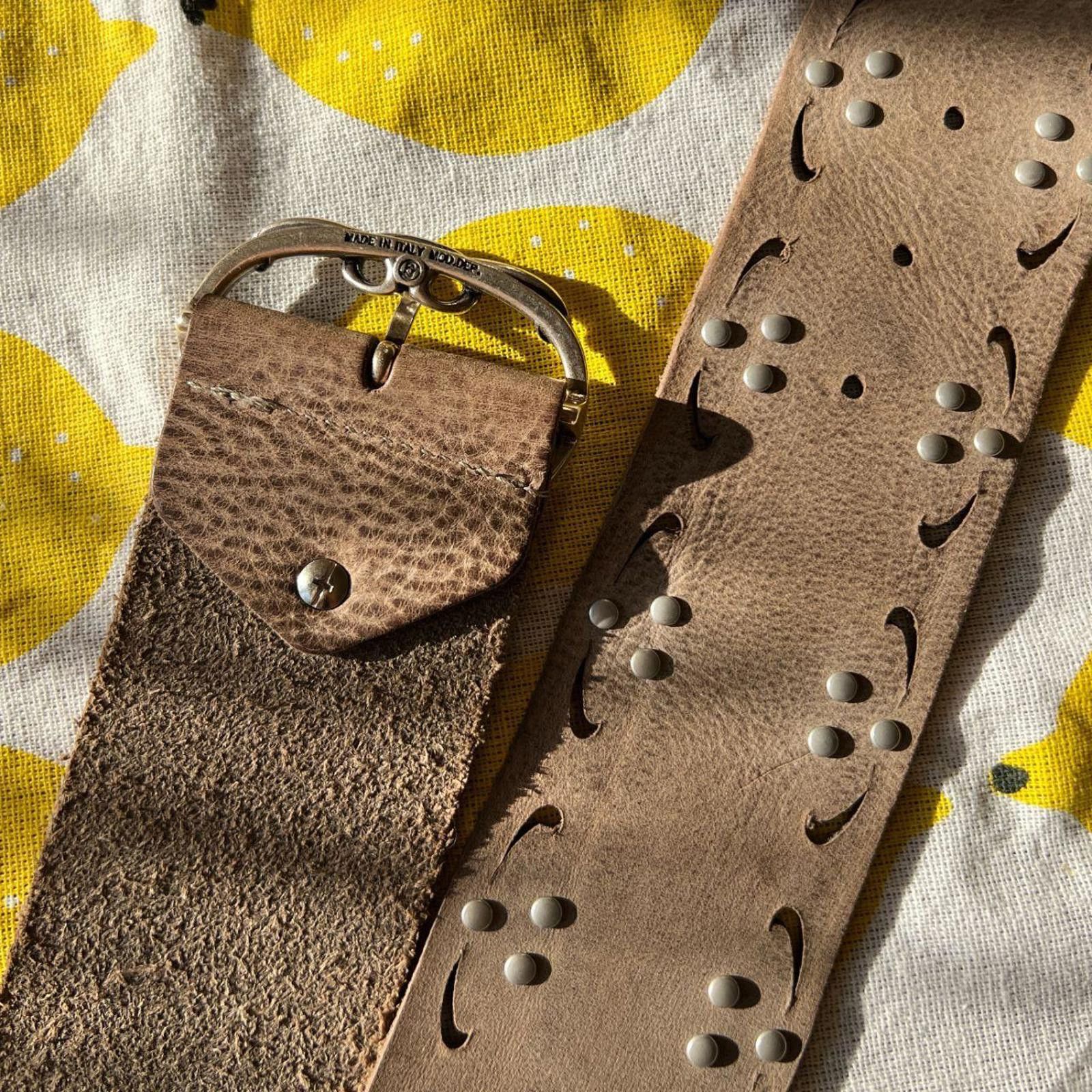 Jones New York Vintage Jones Genuine Leather Chunky Wide Belt 85 Size ONE SIZE - 6 Thumbnail