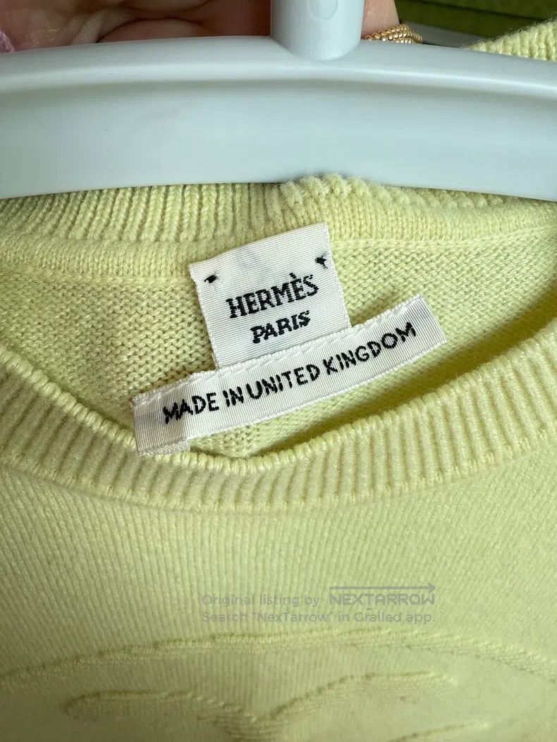 Hermes Hermes Cashmere Short-sleeved Knitwear Size XS / US 0-2 / IT 36-38 - 4 Thumbnail