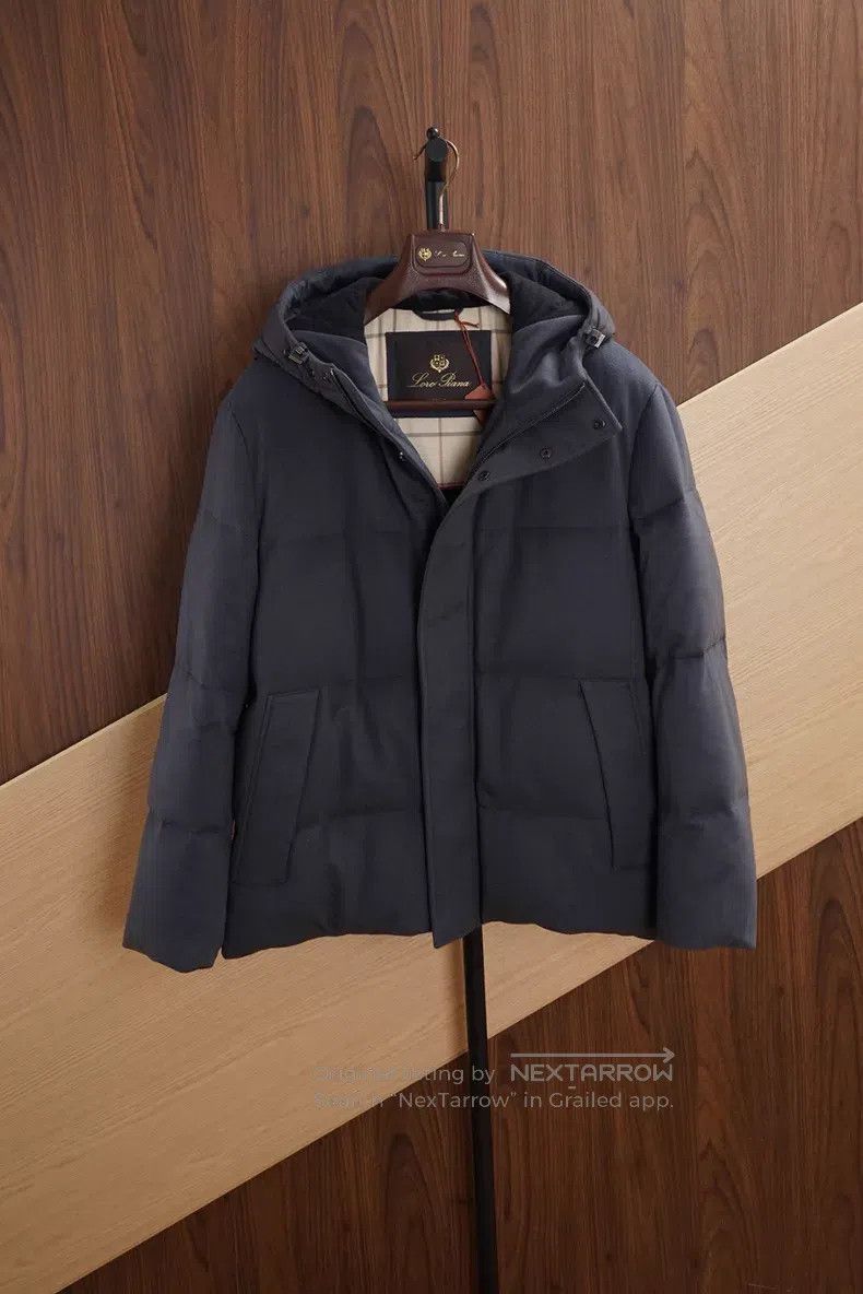 Loro Piana Loro Piana Men's Hooded Down Jacket Size US S / EU 44-46 / 1 - 1 Thumbnail
