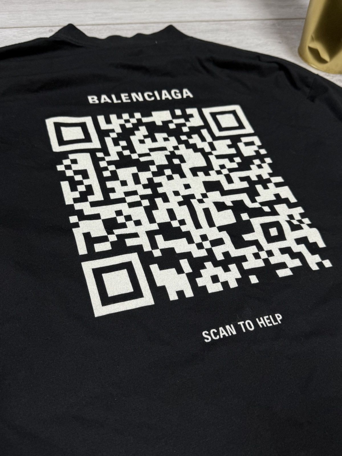 Balenciaga Balenciaga Ukraine Support long sleeve Tee united24 flag Size US M / EU 48-50 / 2 - 4 Thumbnail