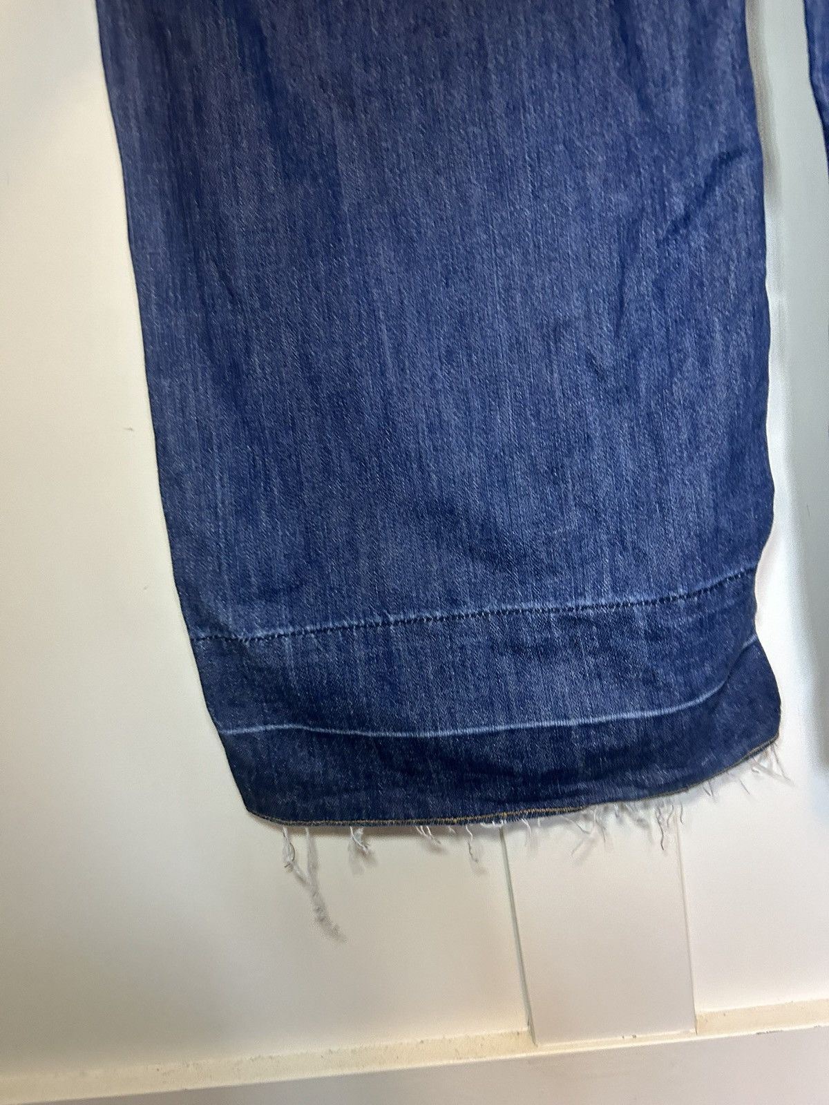 Vintage Baggy flared blue jeans Size US 33 - 10 Thumbnail