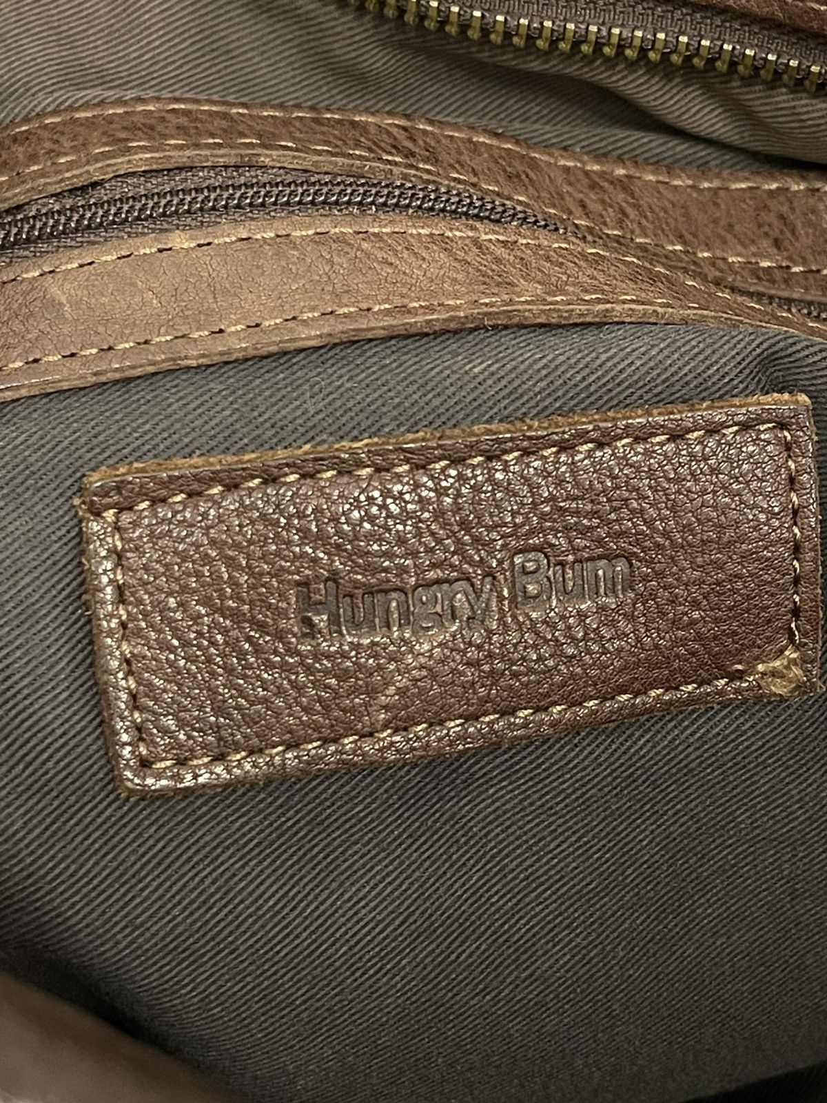 Leather Full Leather Patina Hungry Bum Shoulder Bag 1🟩7 Size ONE SIZE - 21 Thumbnail