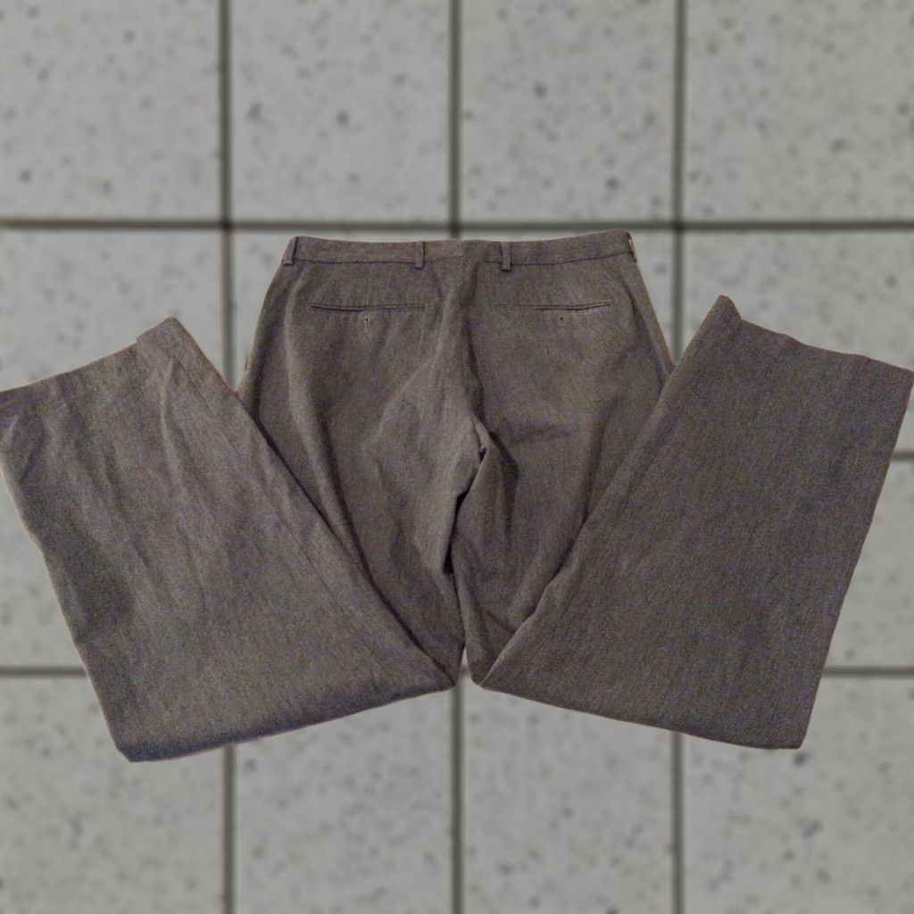 Express Mens Express Dress Pants Gray Chino Trouser Slack 33x32 33x31 Size US 33 - 1 Thumbnail