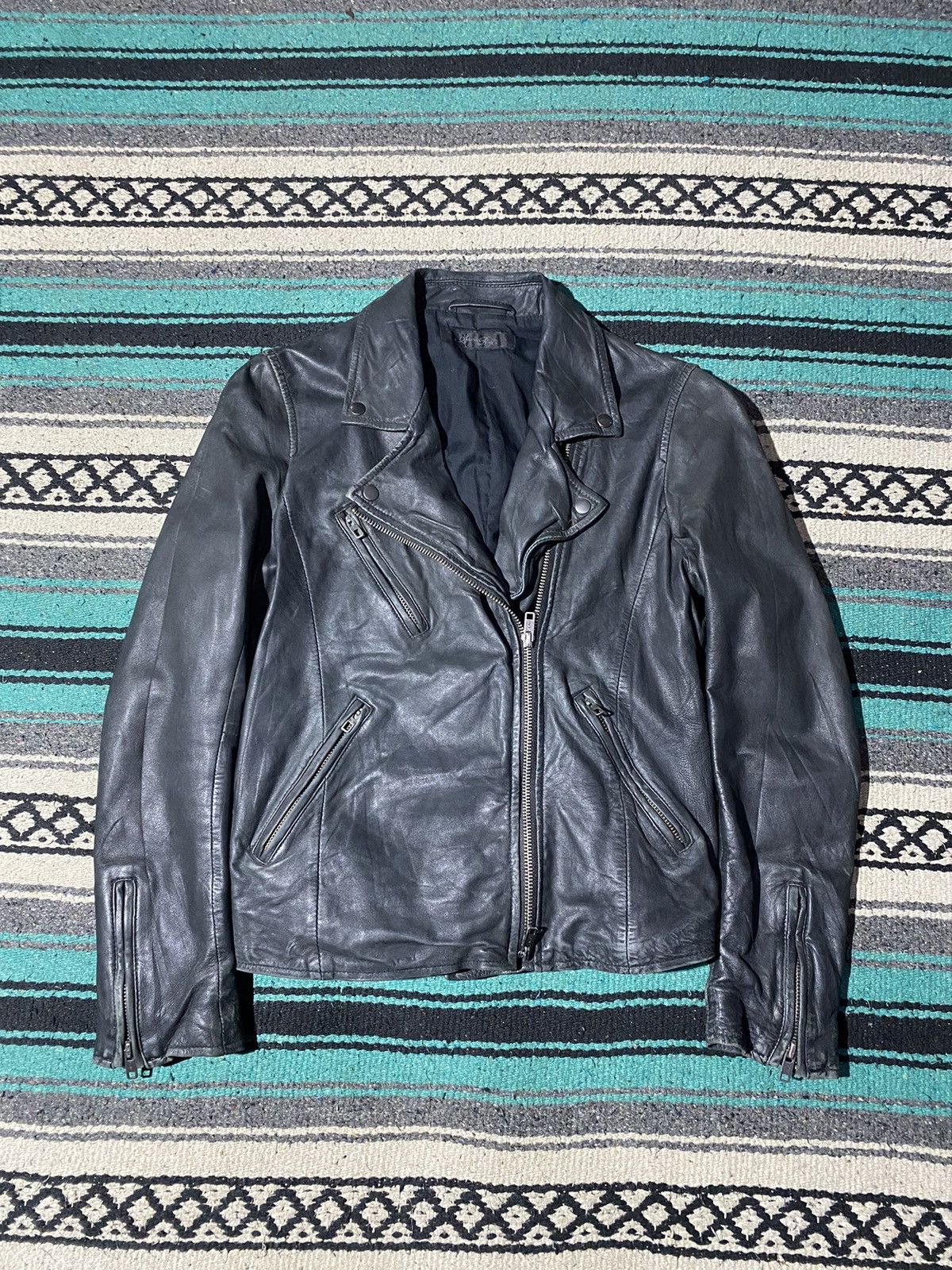 FREE TAX! 2000s AmericanRags - Ramones Biker Jacket