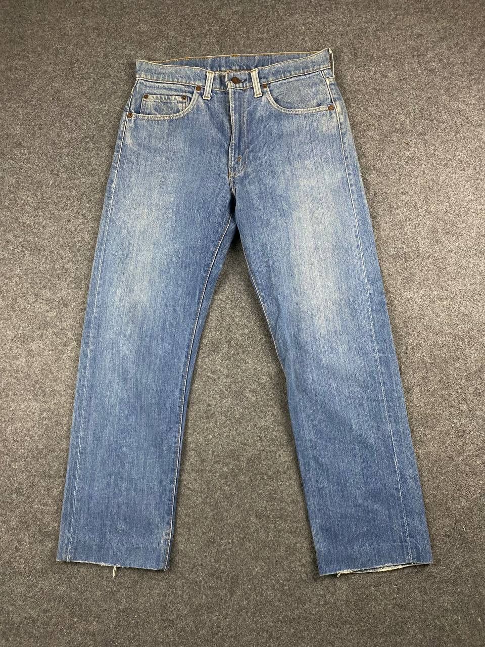 Levi's true vintage 70s levis 505 denim talon zipper Size US 32 / EU 48 - 9 Thumbnail