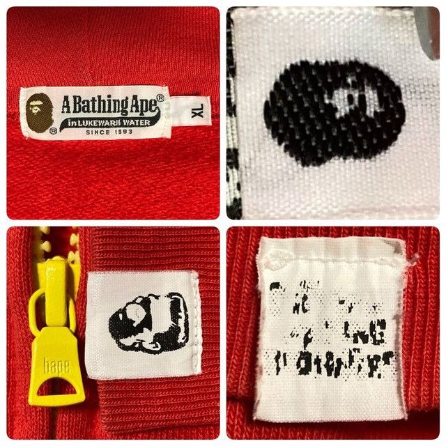 Bape 2010 BAPE Neon Shark Full Zip Hoodie a bathing ape NIGO Size US XL / EU 56 / 4 - 8 Thumbnail