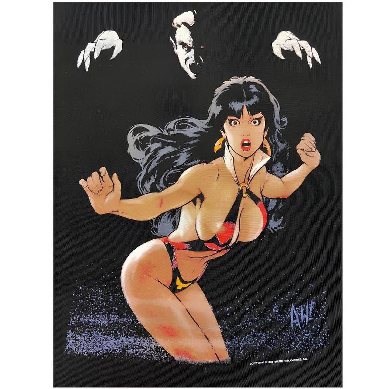 Hanes Graphitti Comic super-heroine Vampirella of Drakulon RARE Size US XL / EU 56 / 4 - 1 Thumbnail