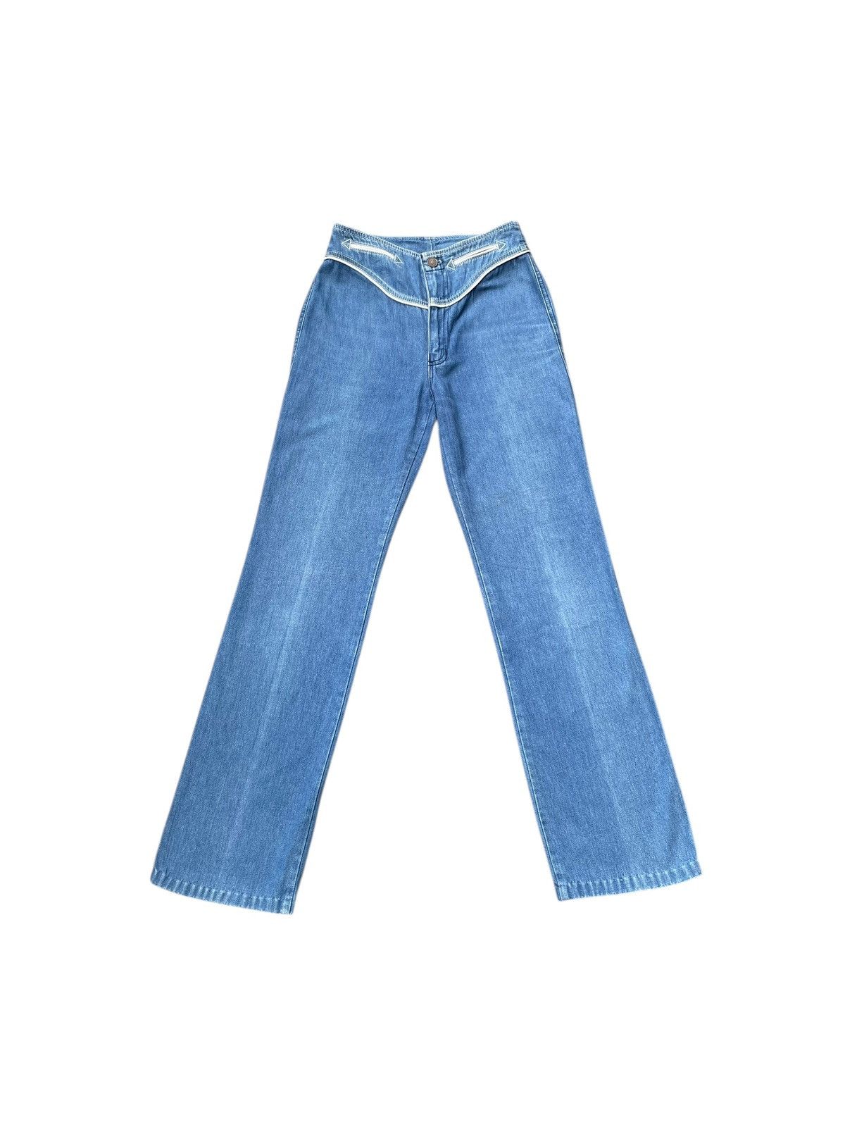 Vintage Vintage Rag City Blues Denim Size 26" / US 2 / IT 38 - 1 Thumbnail