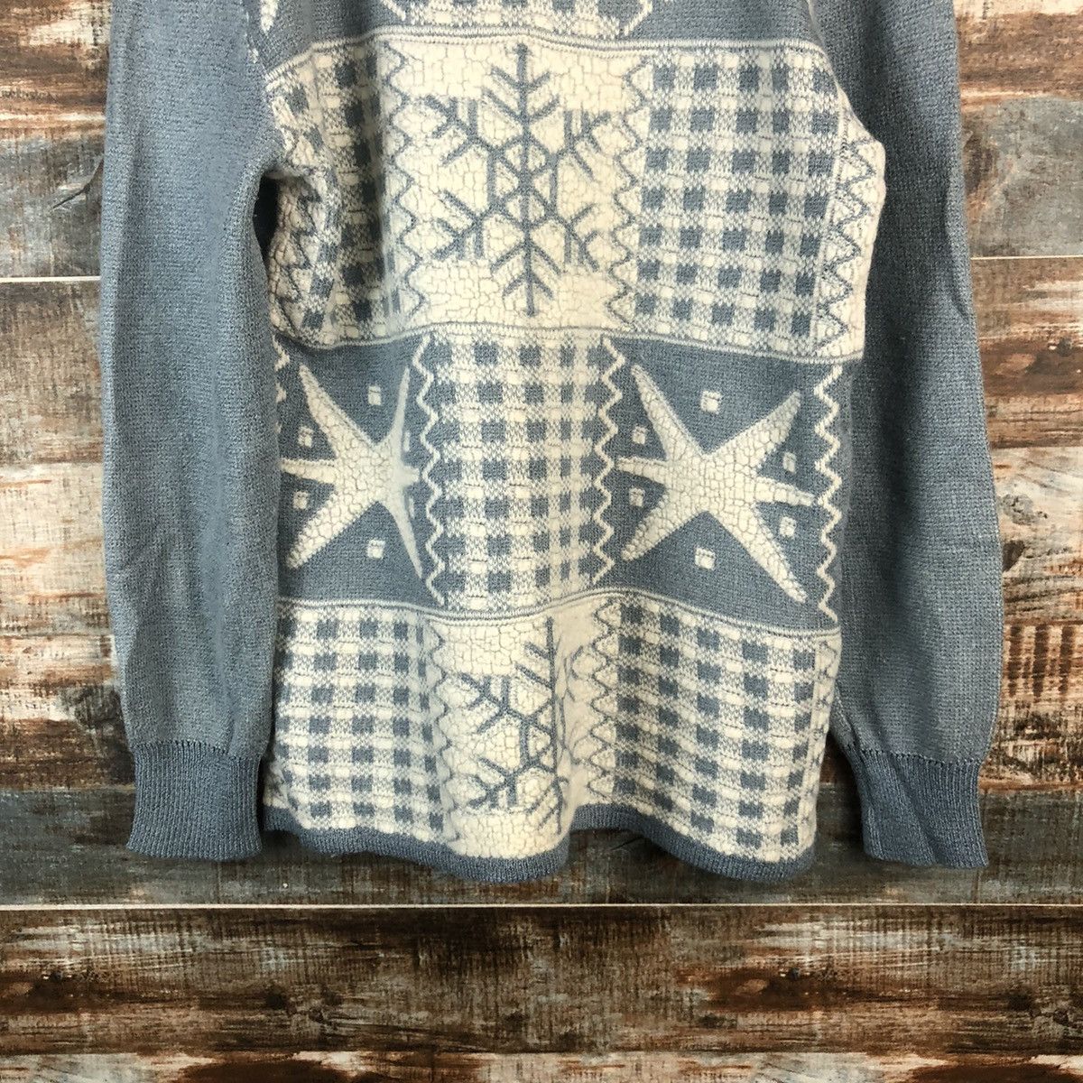 Homespun Knitwear DL Juria vintage art Blue Knitwear #C731 Size M / US 6-8 / IT 42-44 - 6 Thumbnail