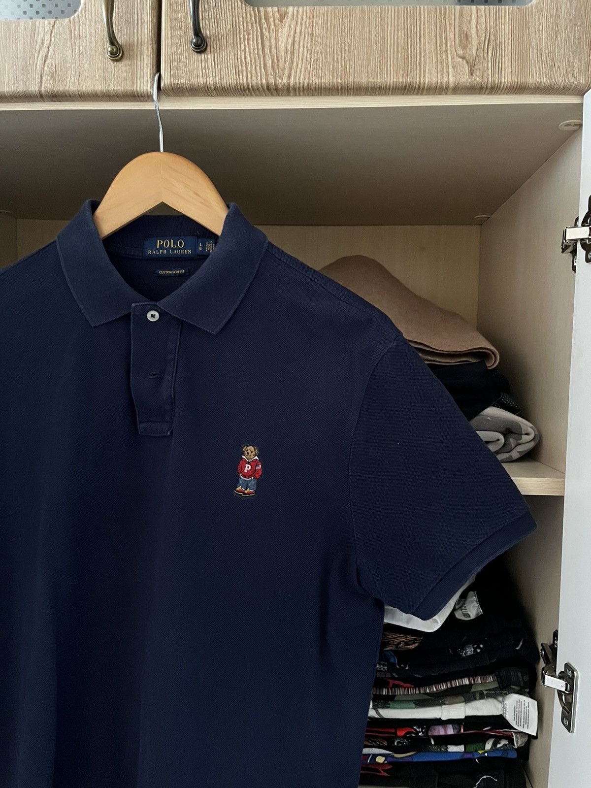 Polo Ralph Lauren Polo Ralph Lauren Polo Beer Logo Polo T-Shirt Size US L / EU 52-54 / 3 - 3 Thumbnail