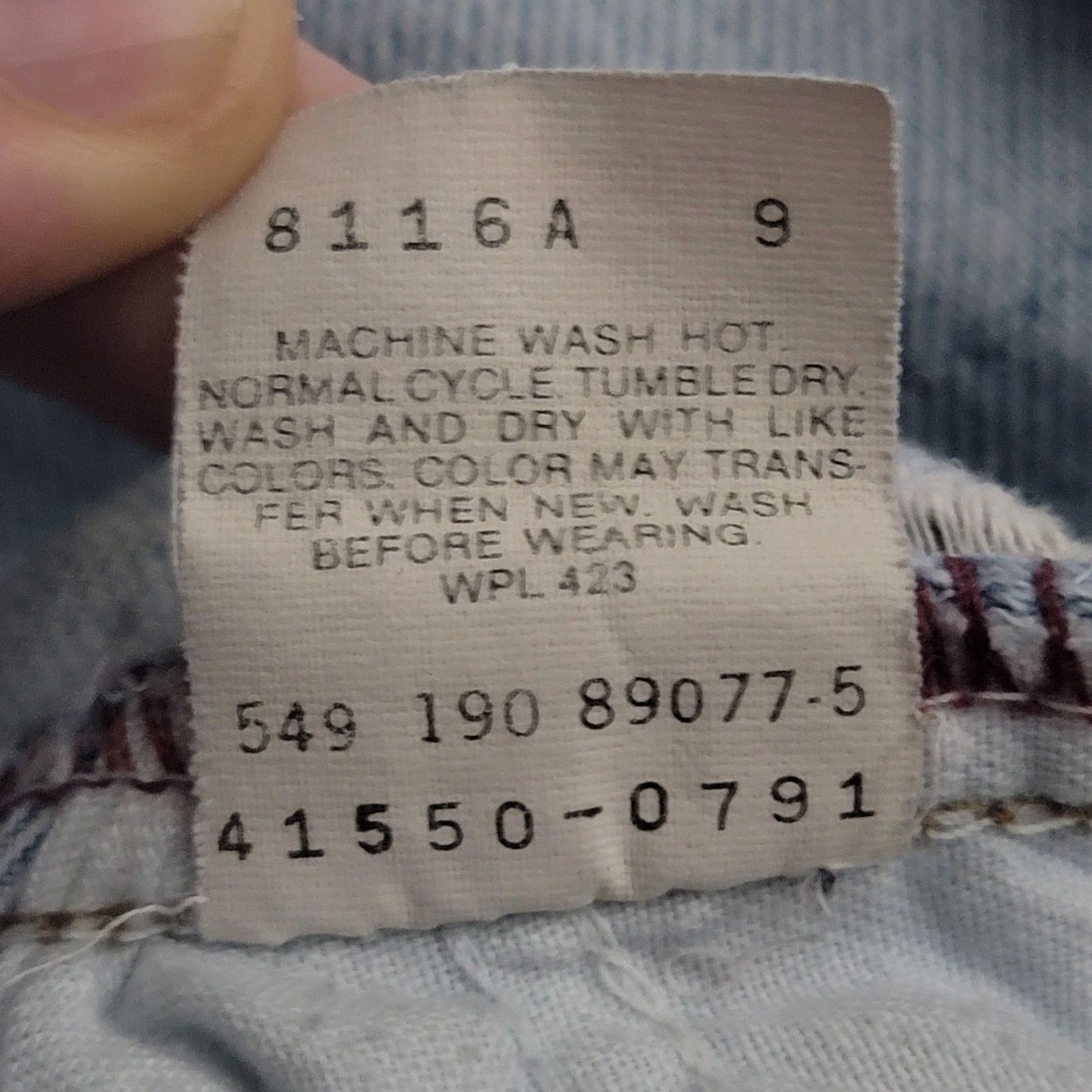 Levi's Vtg90s THRASHED Ripped Distressed Levi Silvertab Baggy Jeans Size 30" / US 8 / IT 44 - 13 Thumbnail